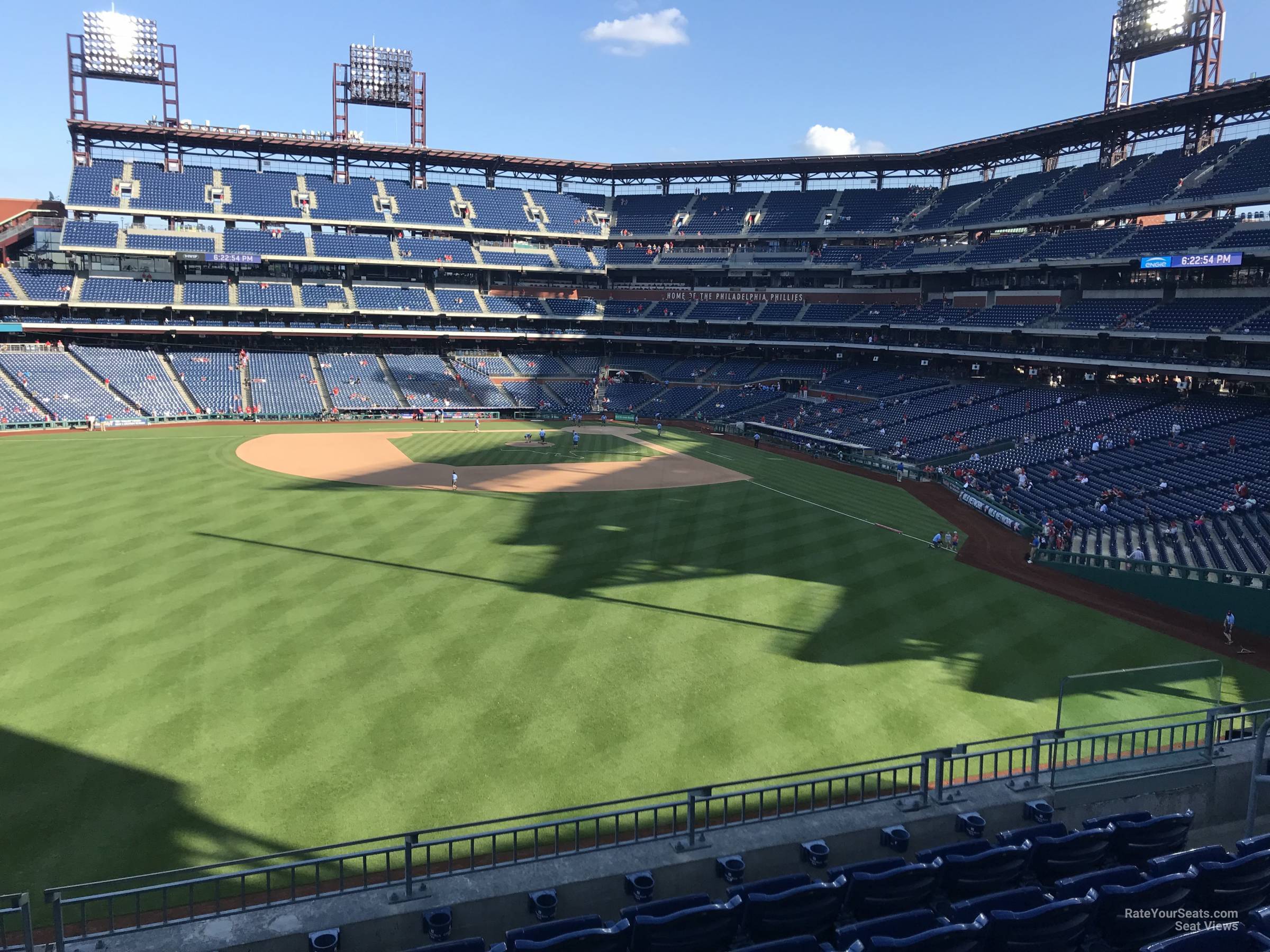 section 244, row 8 seat view  for baseball - citizens bank park
