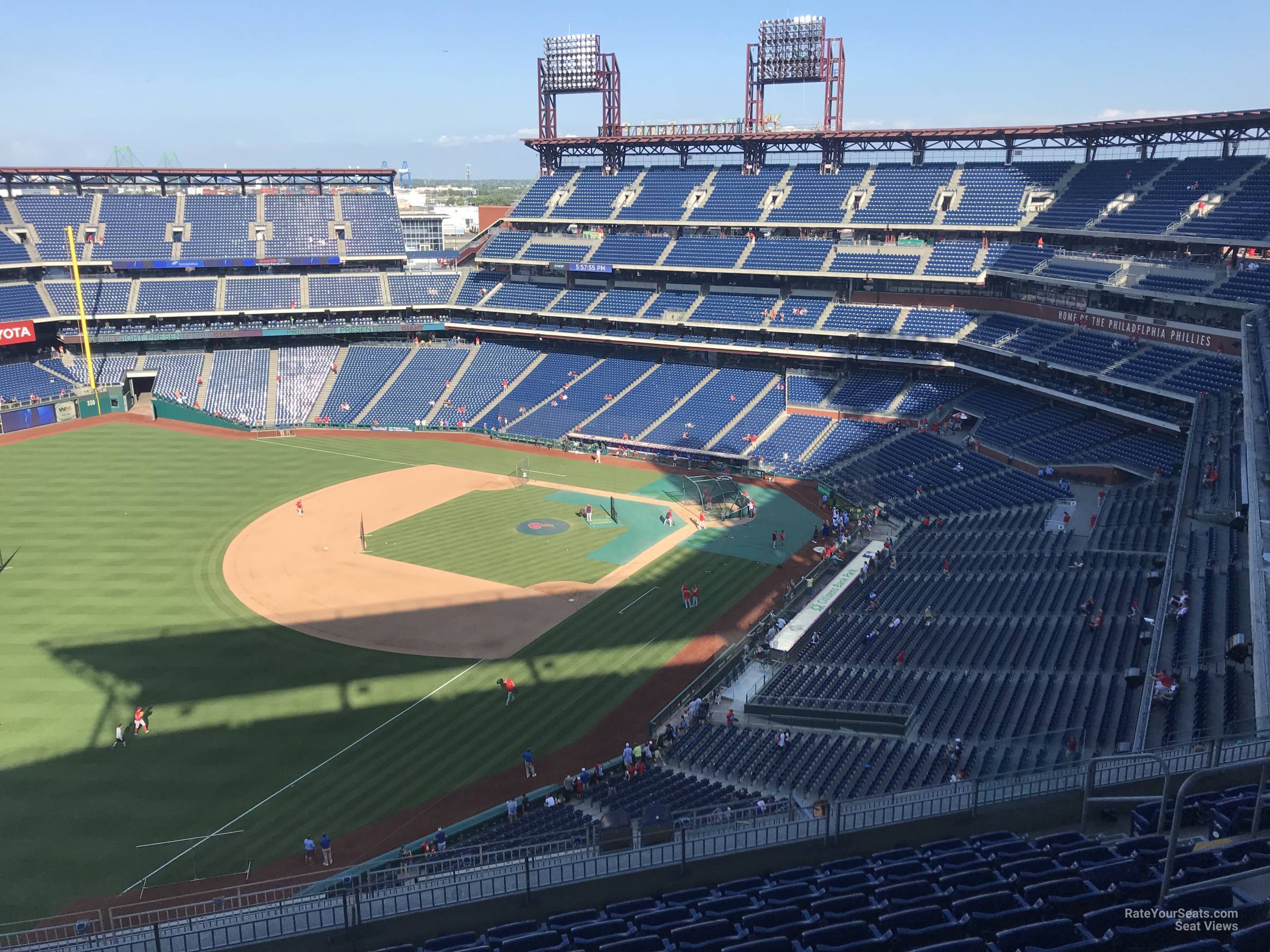 section 432, row 10 seat view  for baseball - citizens bank park