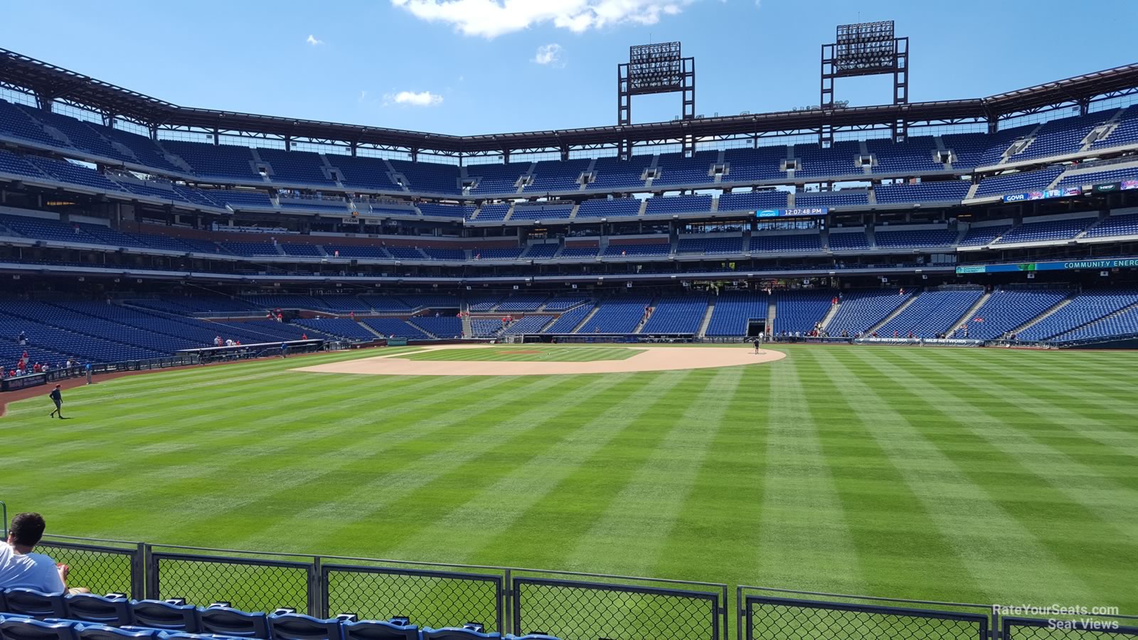 section 103, row 7 seat view  for baseball - citizens bank park