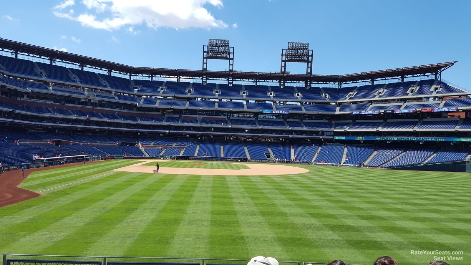 section 105, row 7 seat view  for baseball - citizens bank park