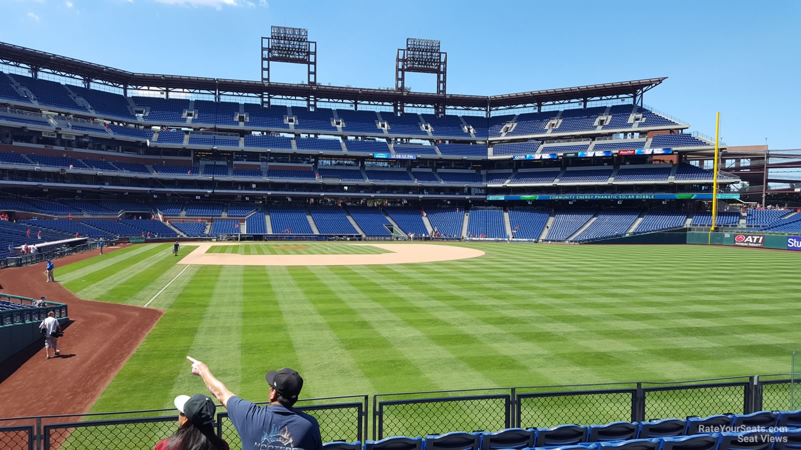section 106, row 7 seat view  for baseball - citizens bank park
