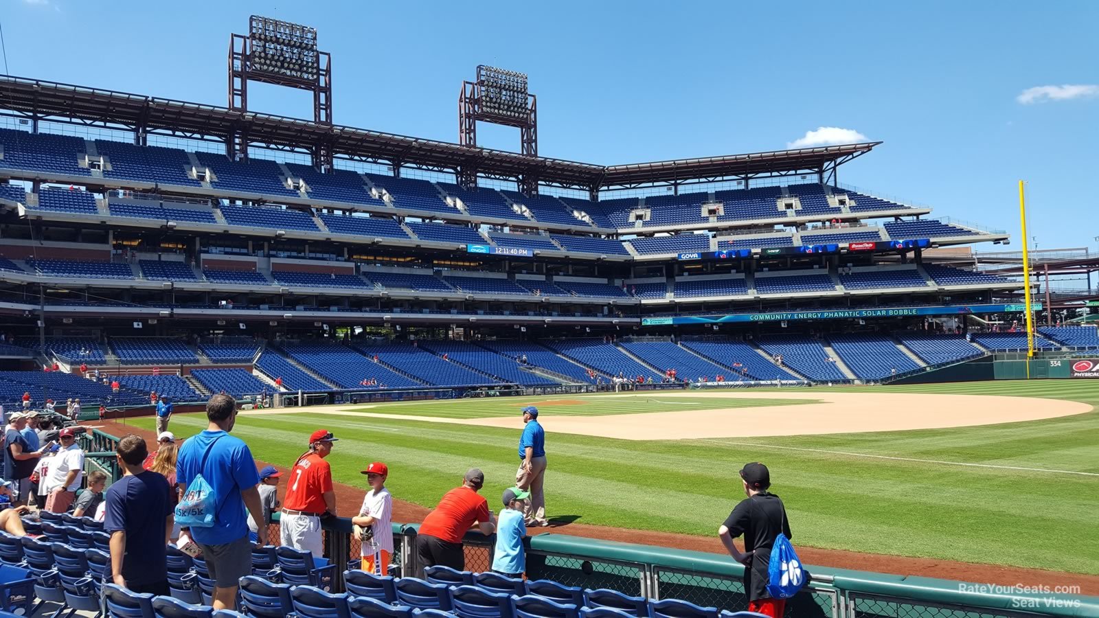 section 112, row 7 seat view  for baseball - citizens bank park