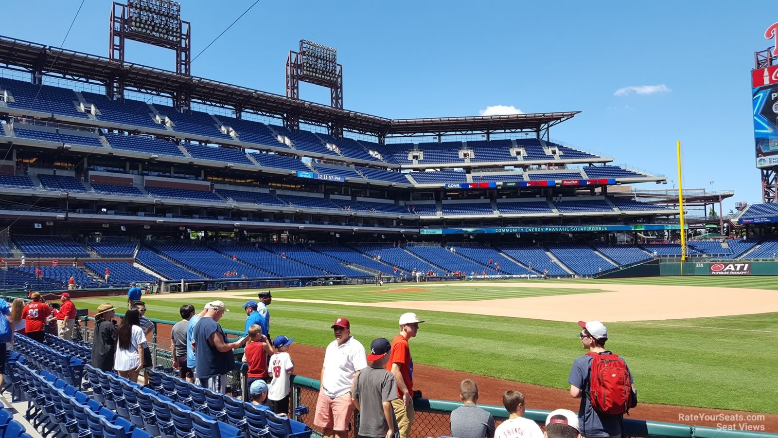 section 113, row 7 seat view  for baseball - citizens bank park