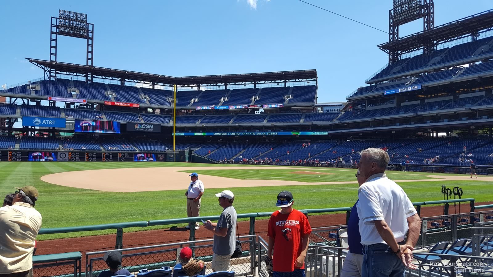 section 133, row 7 seat view  for baseball - citizens bank park