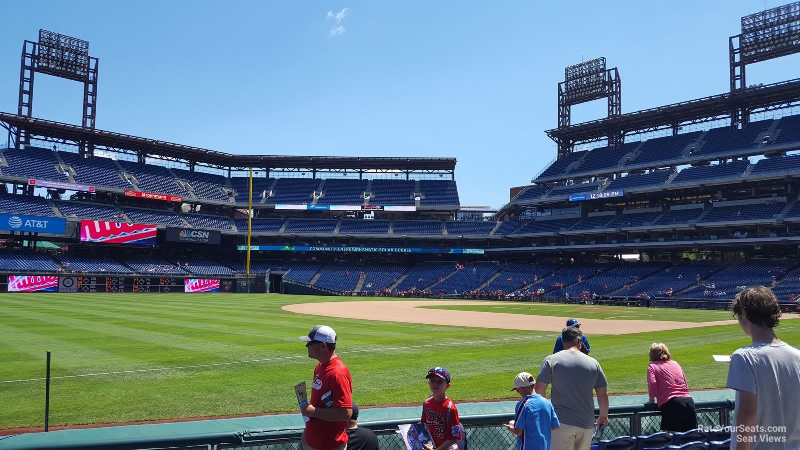 section 136, row 7 seat view  for baseball - citizens bank park