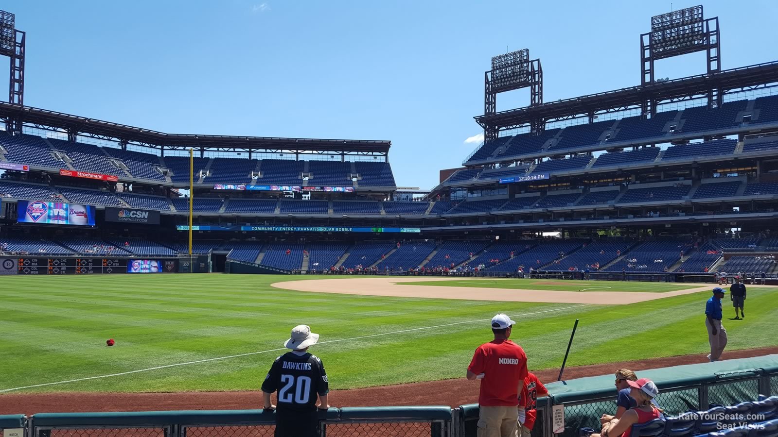section 137, row 7 seat view  for baseball - citizens bank park