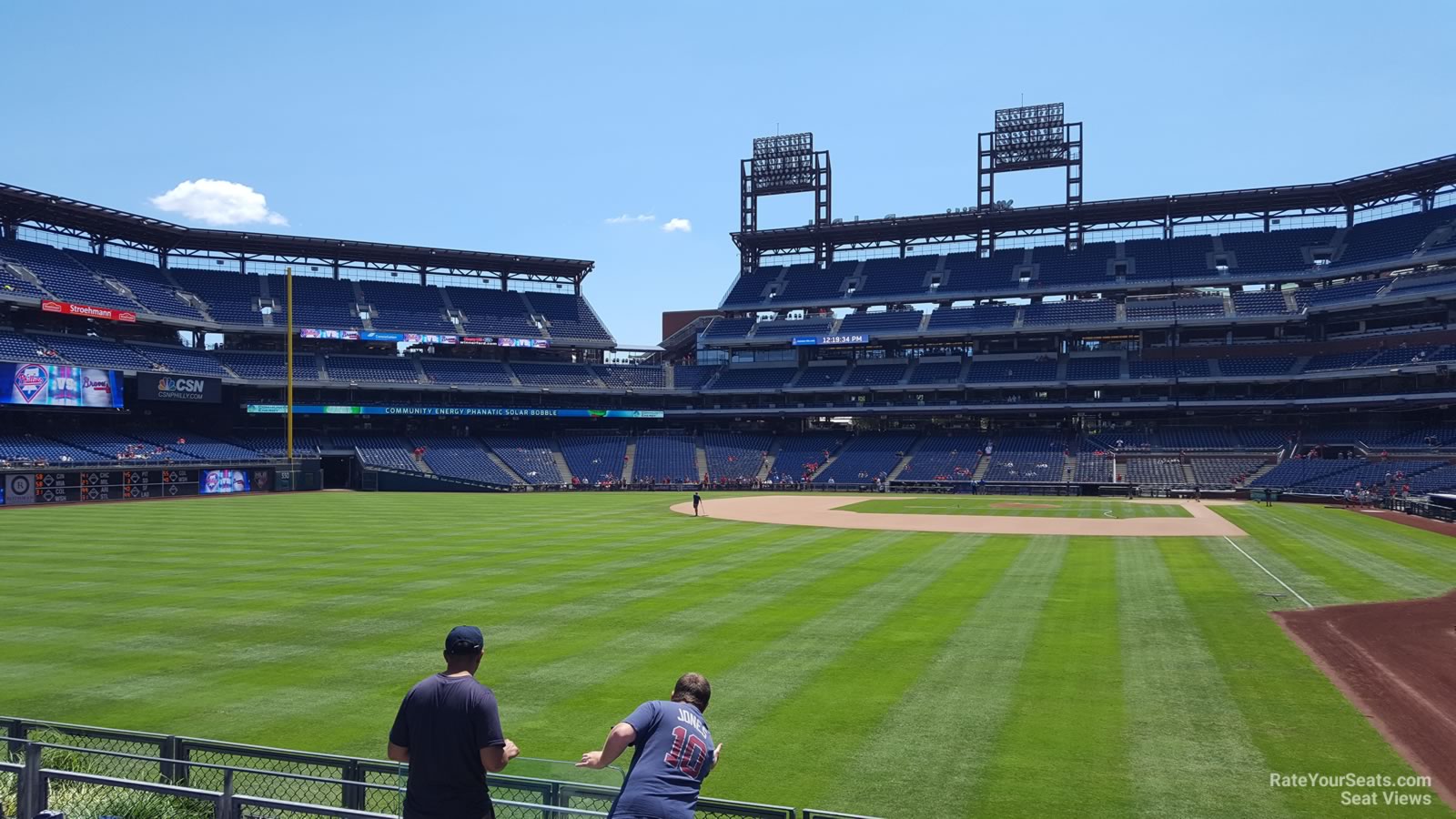 section 141, row 7 seat view  for baseball - citizens bank park