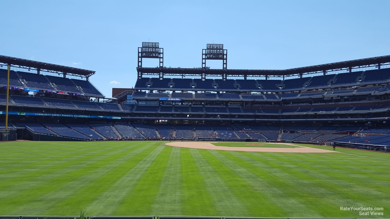 section 144, row 7 seat view  for baseball - citizens bank park