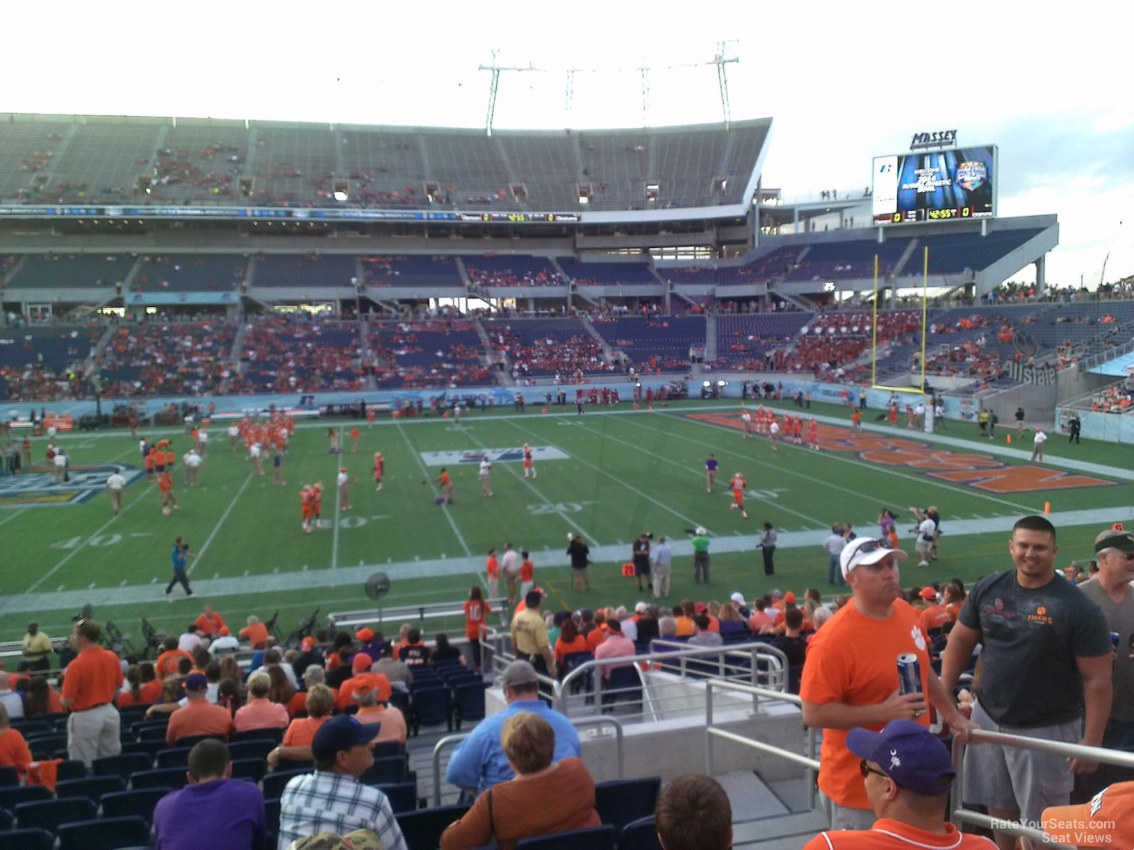 camping world stadium section 107 rateyourseats com camping world stadium seating chart