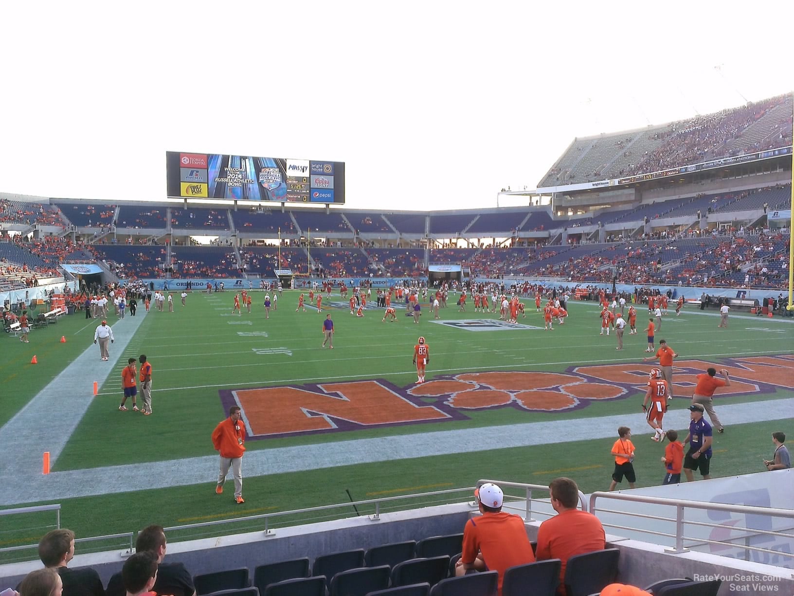 section 148, row h seat view  for football - camping world stadium
