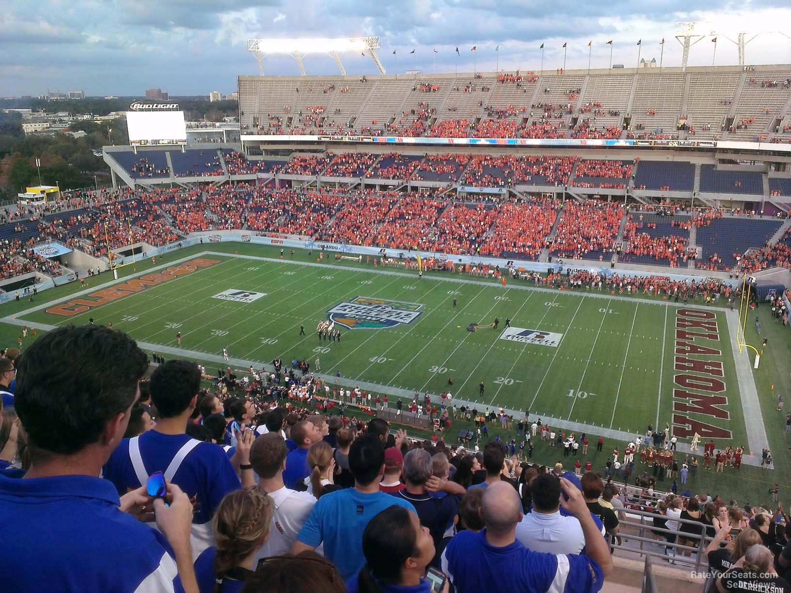 section 231, row w seat view  for football - camping world stadium
