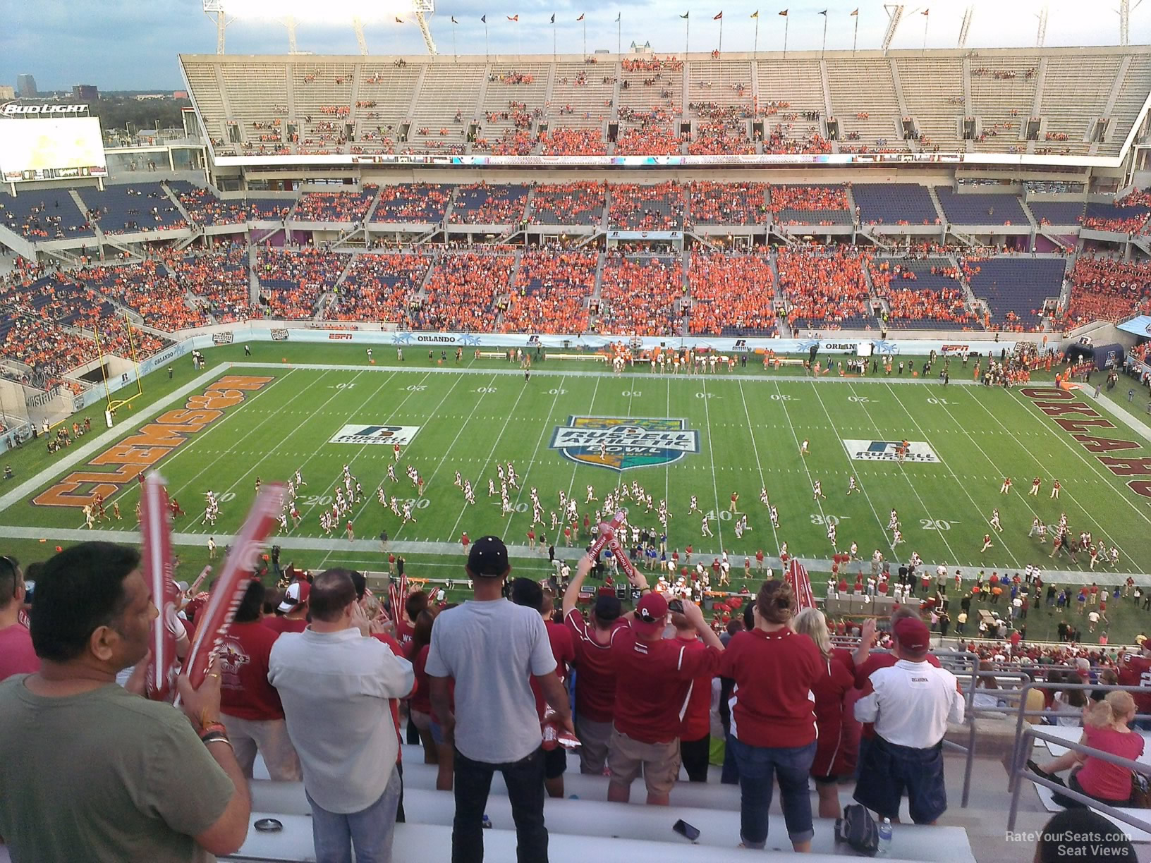 section 234, row w seat view  for football - camping world stadium