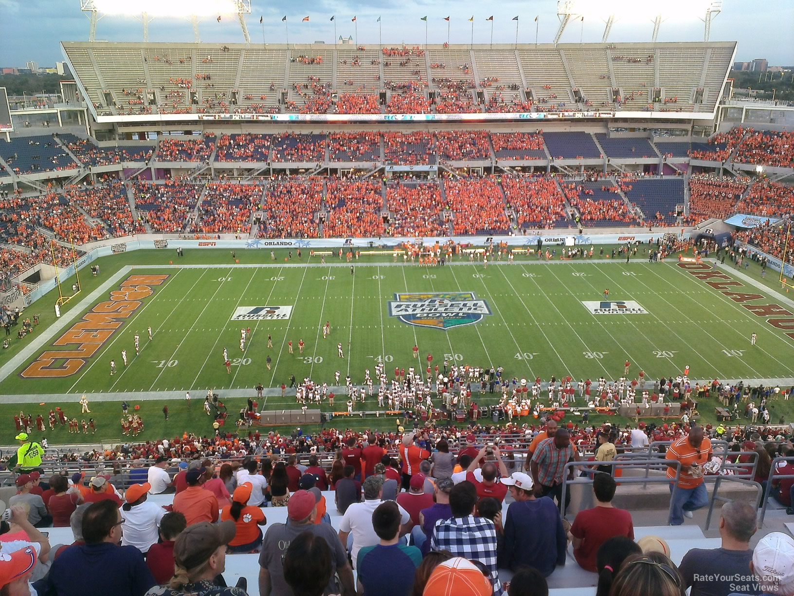 section 235, row w seat view  for football - camping world stadium