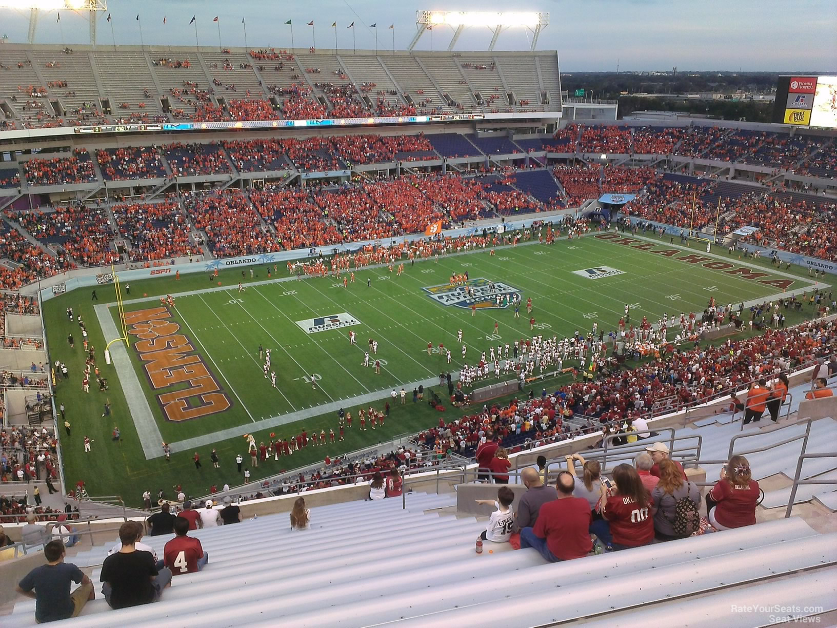 section 239, row w seat view  for football - camping world stadium