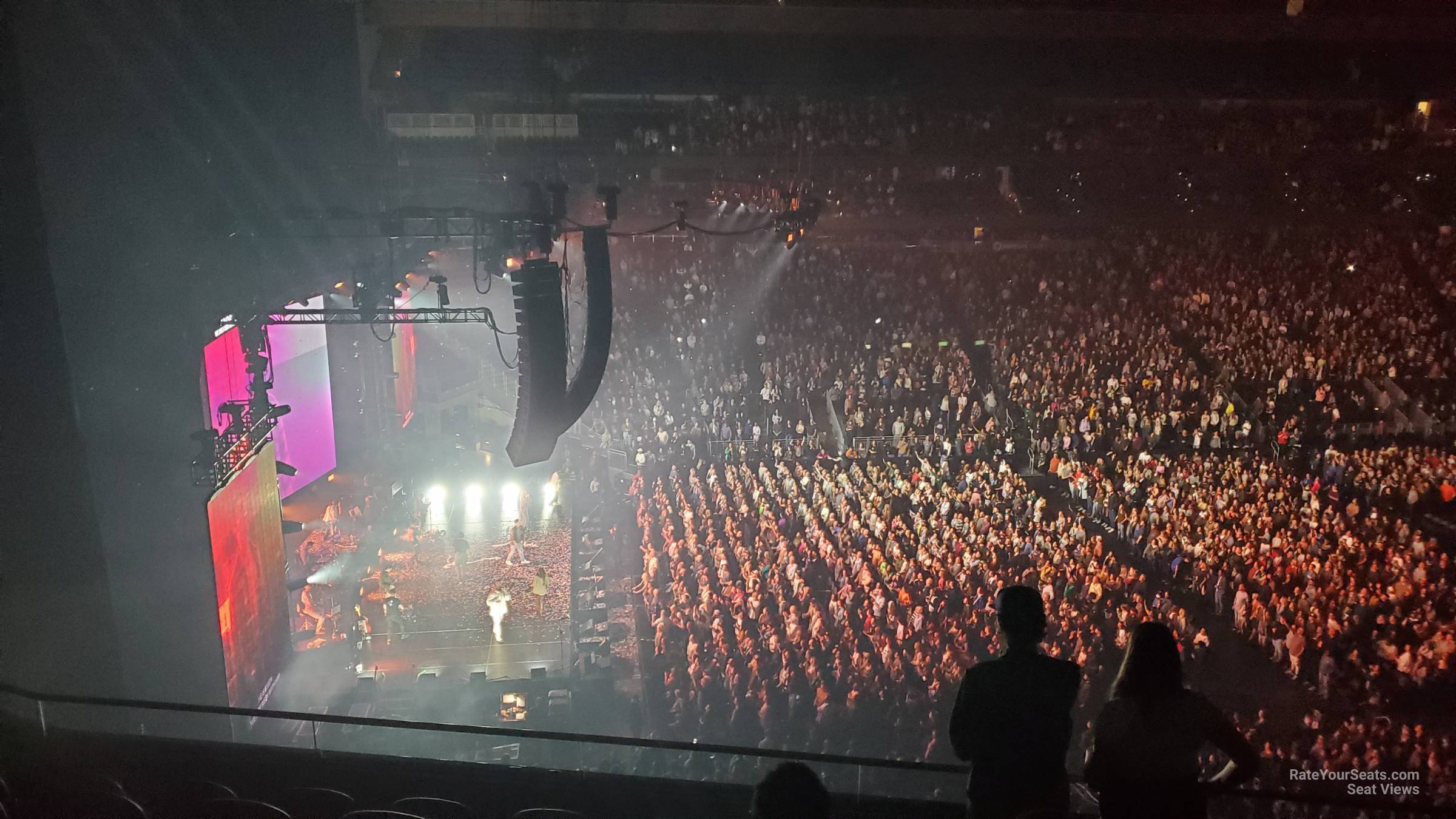 section 103, row bar seat view  for concert - climate pledge arena