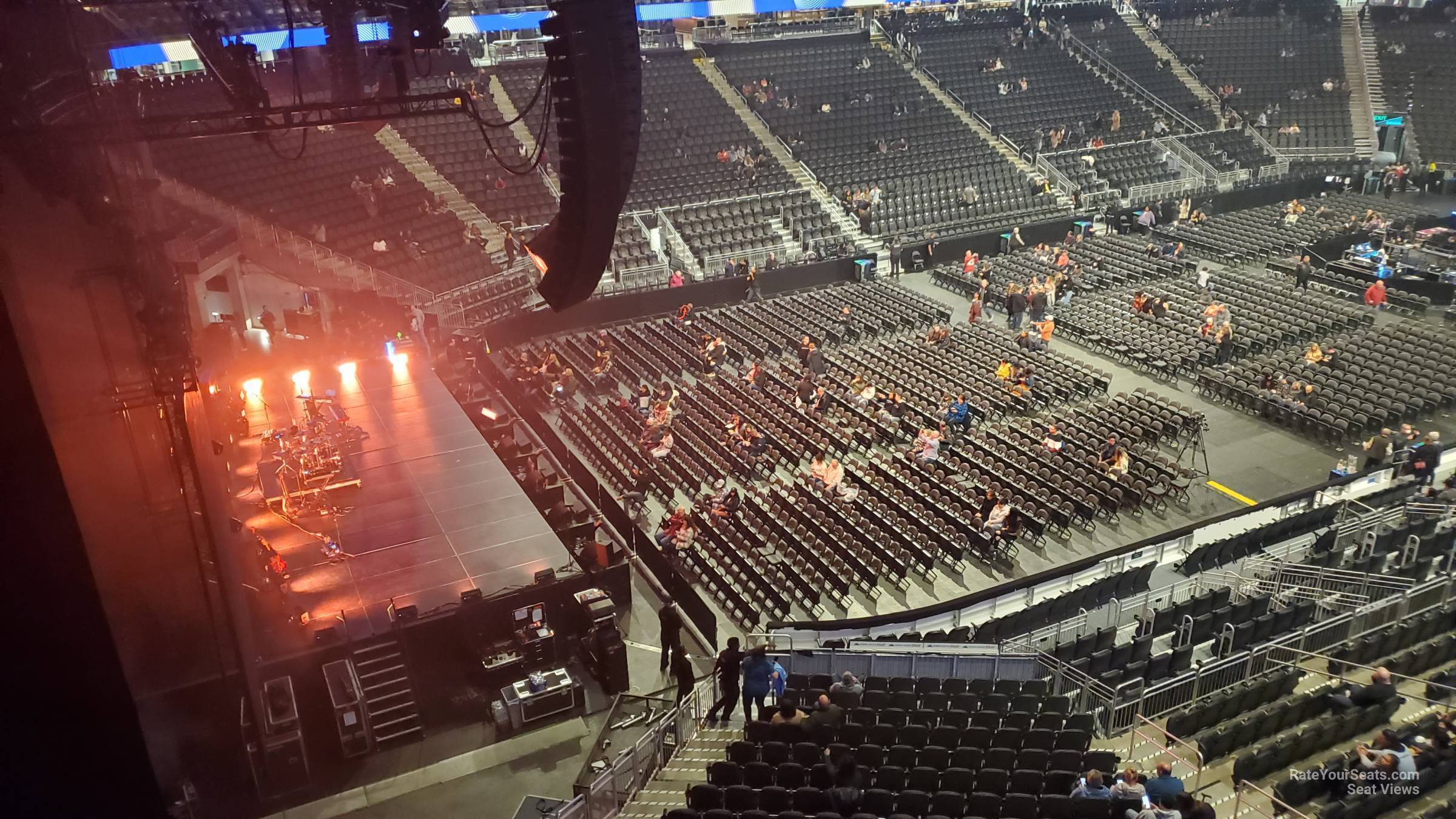 section 104, row a seat view  for concert - climate pledge arena