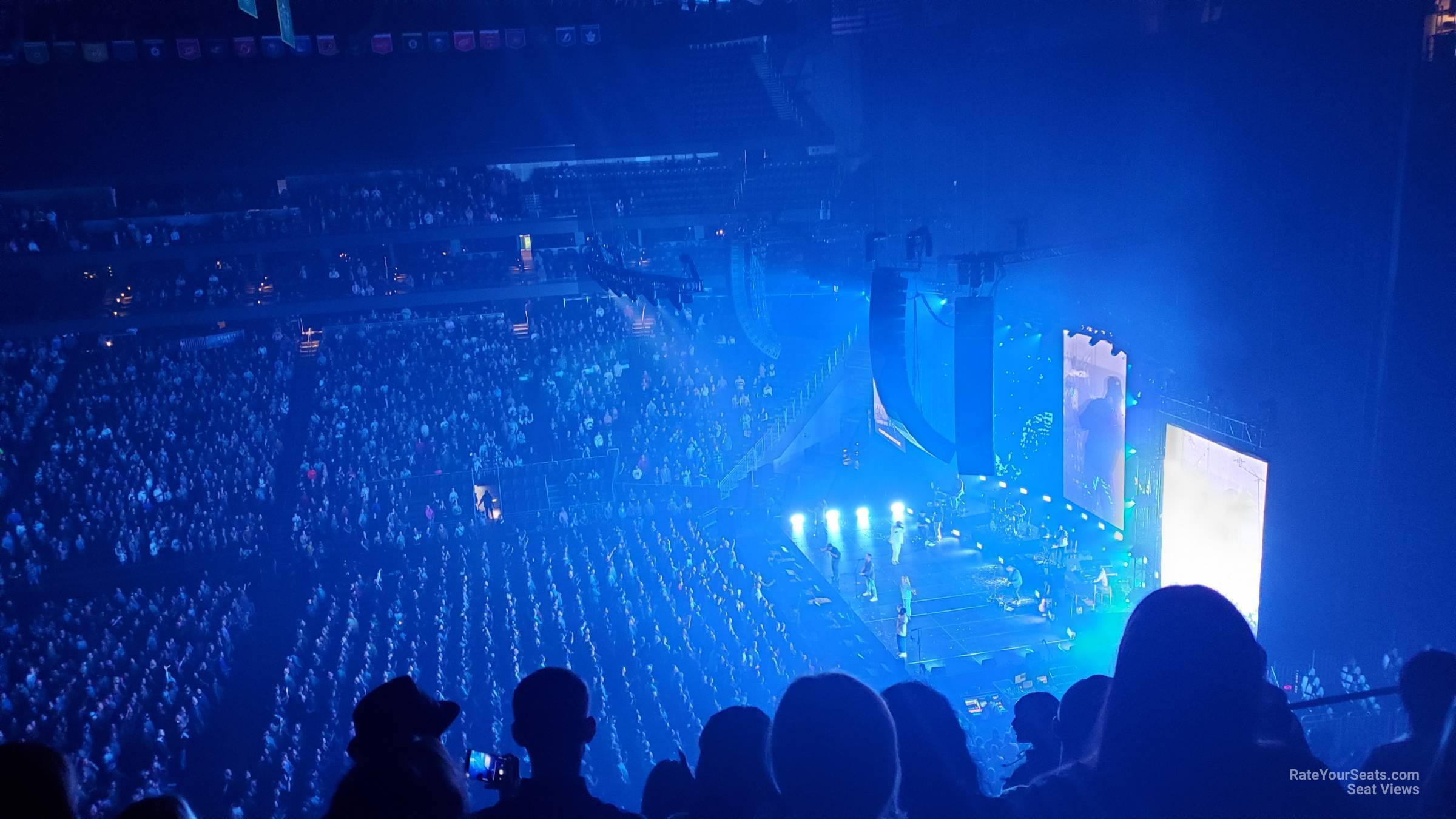 section 113, row bar seat view  for concert - climate pledge arena