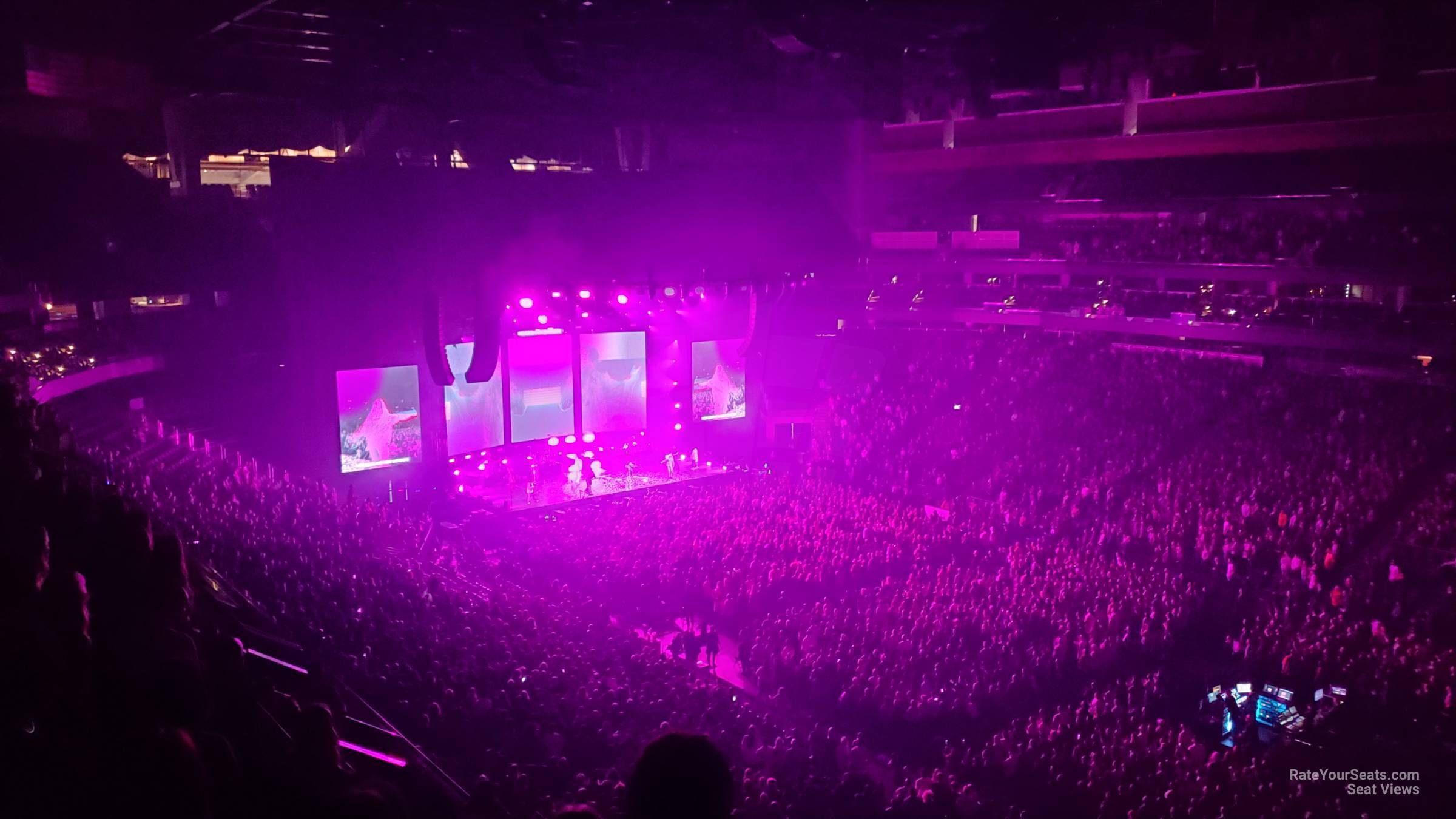 section 125, row bar seat view  for concert - climate pledge arena