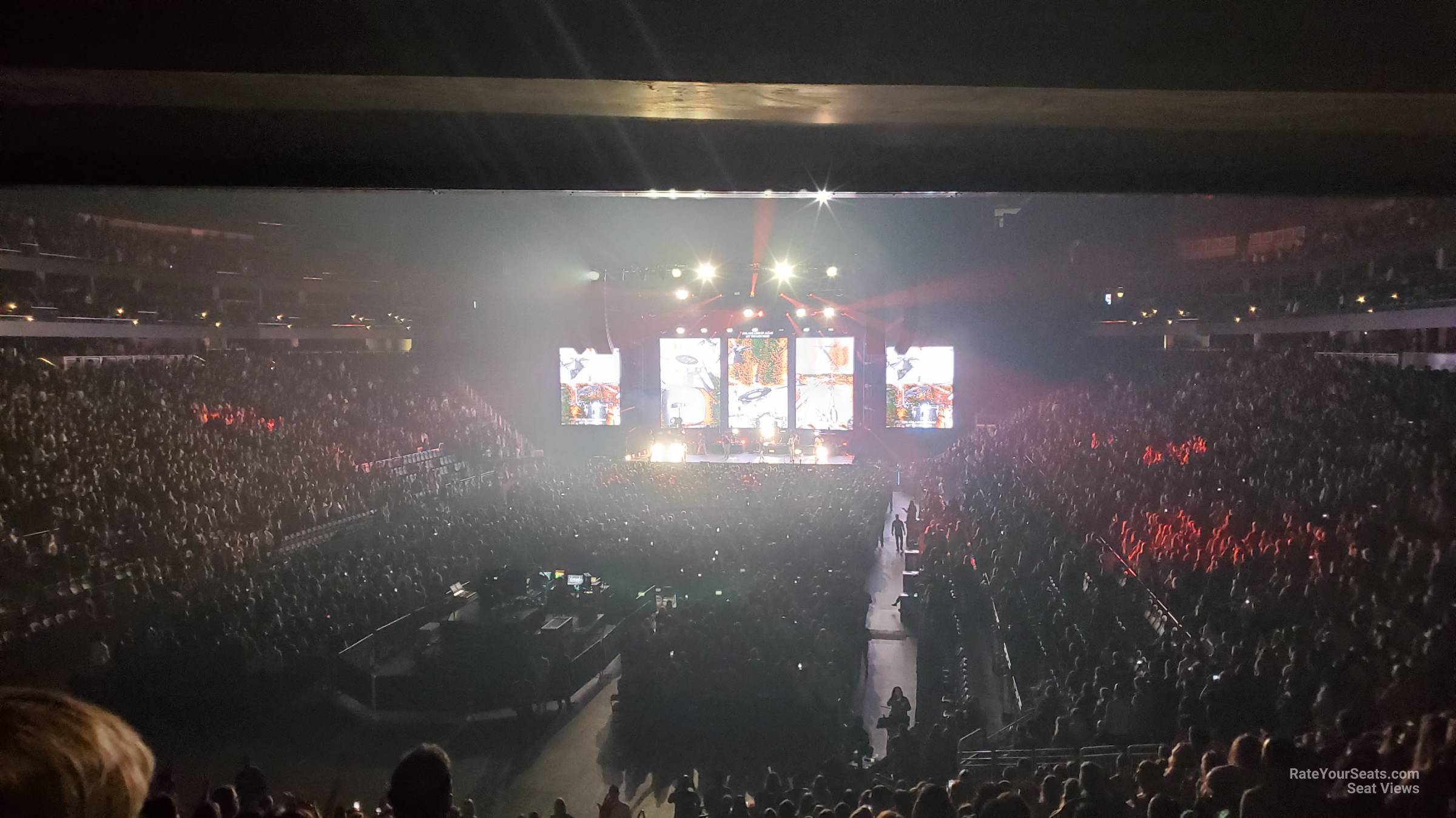 section 20, row bar seat view  for concert - climate pledge arena