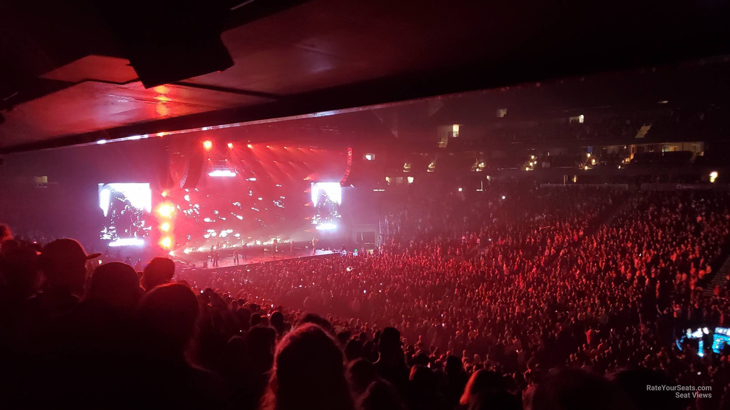 section 26, row bar seat view  for concert - climate pledge arena