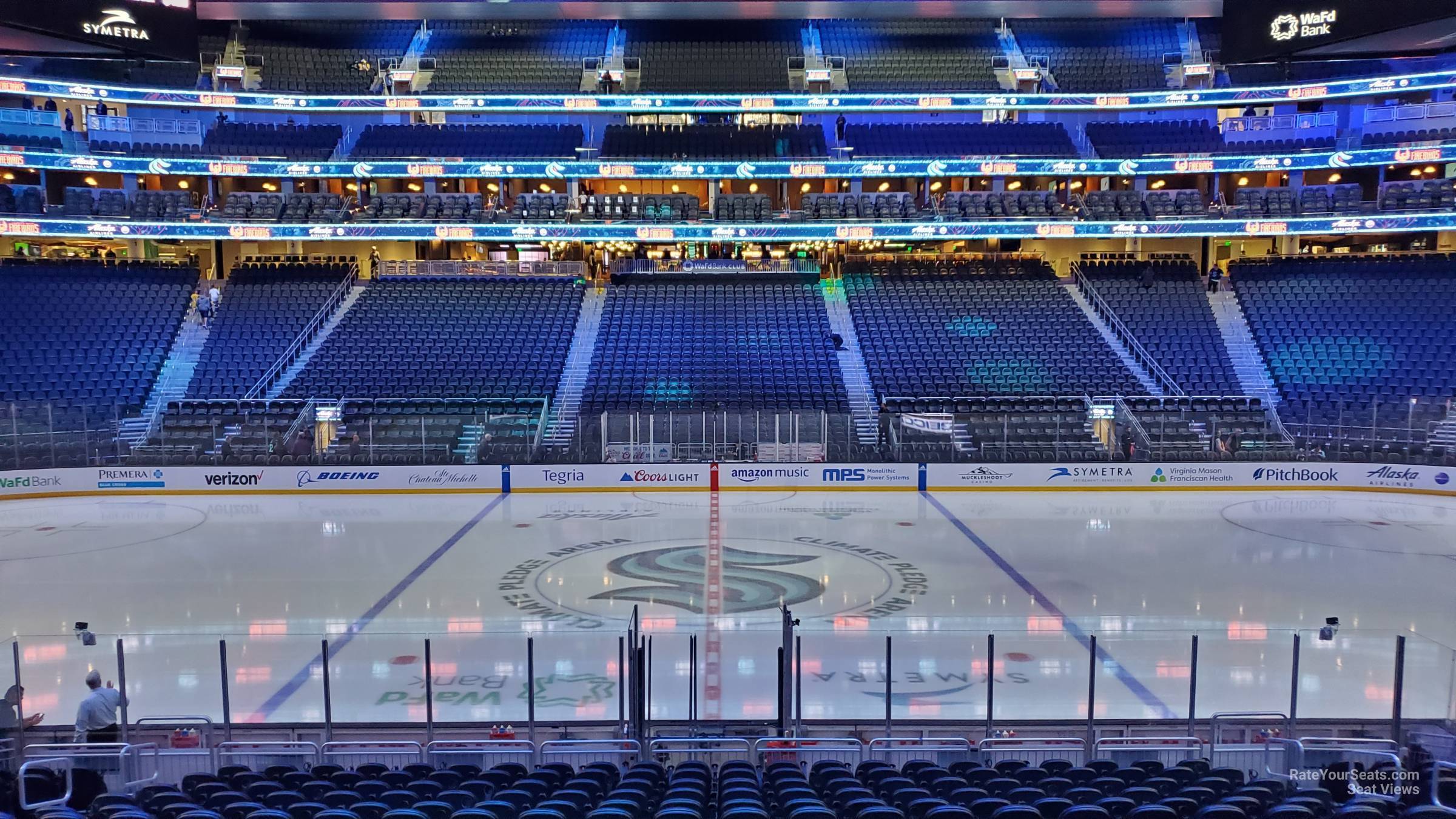 club 01, row s seat view  for hockey - climate pledge arena