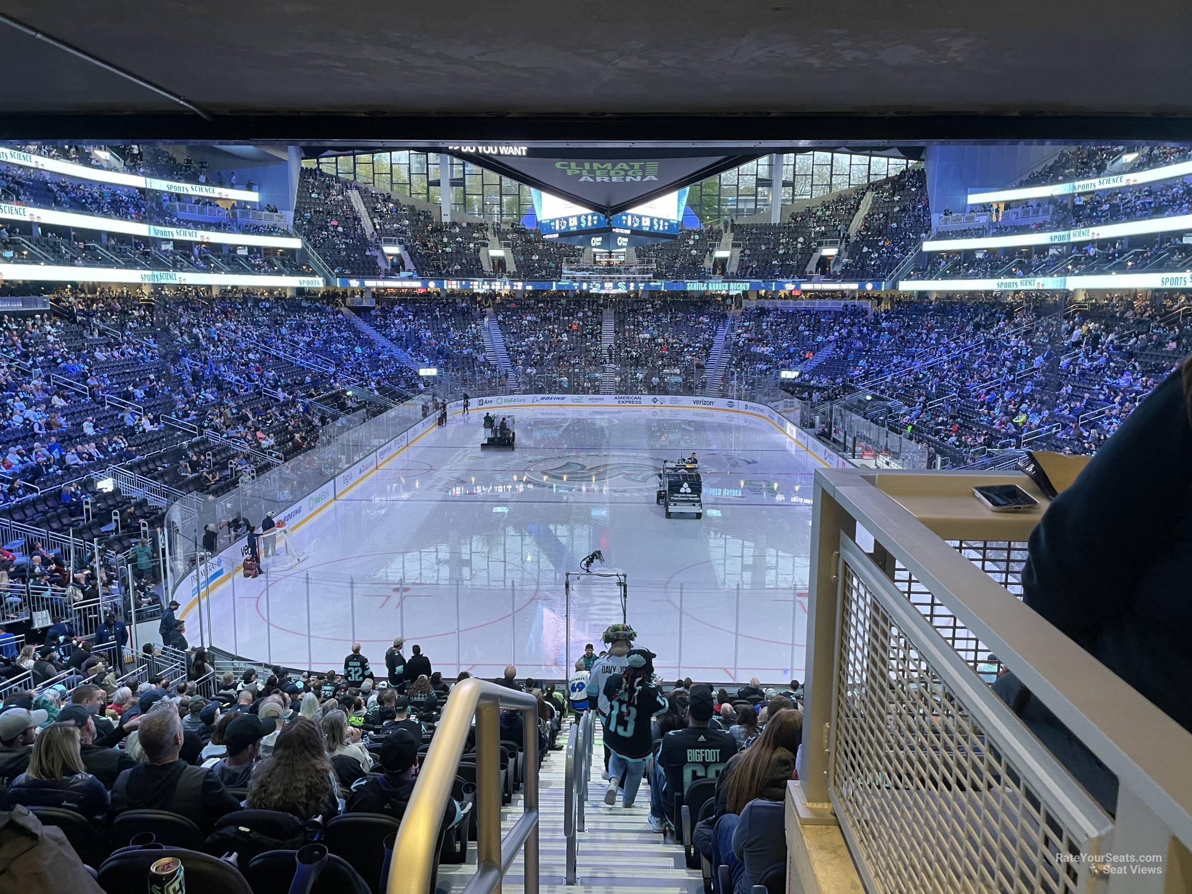 section 7 seat view  for hockey - climate pledge arena