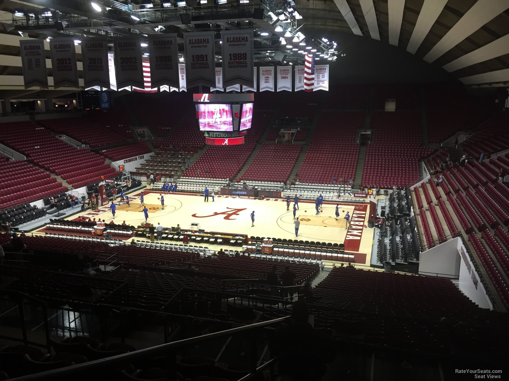 Alabama Basketball Arena Seating Chart