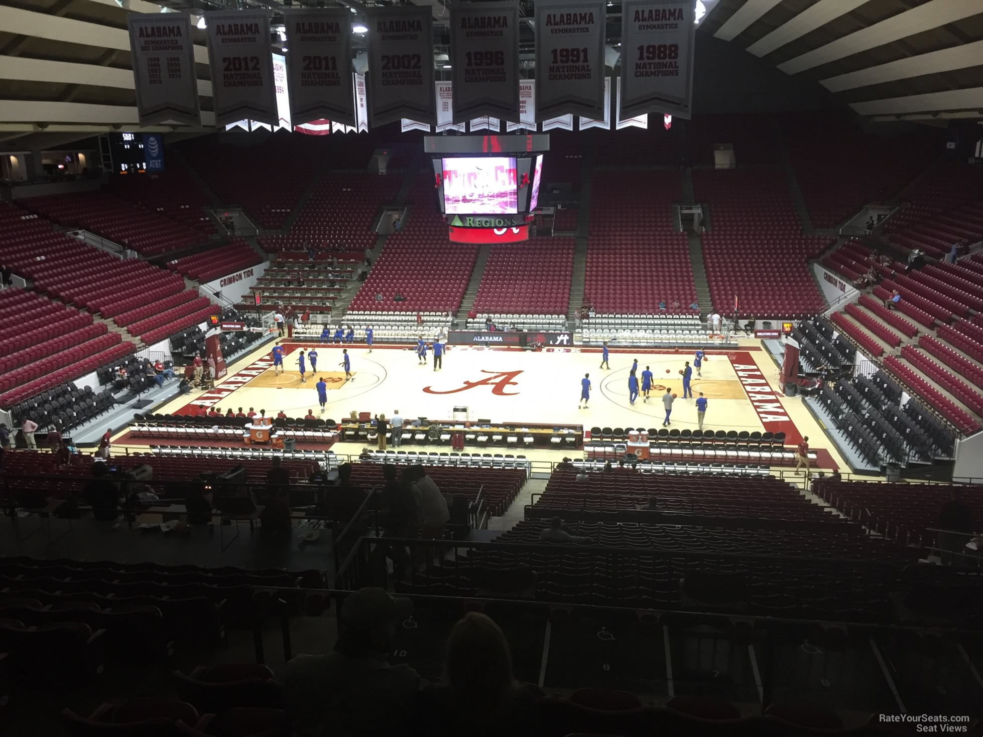 Coleman Coliseum Seating Chart Rows