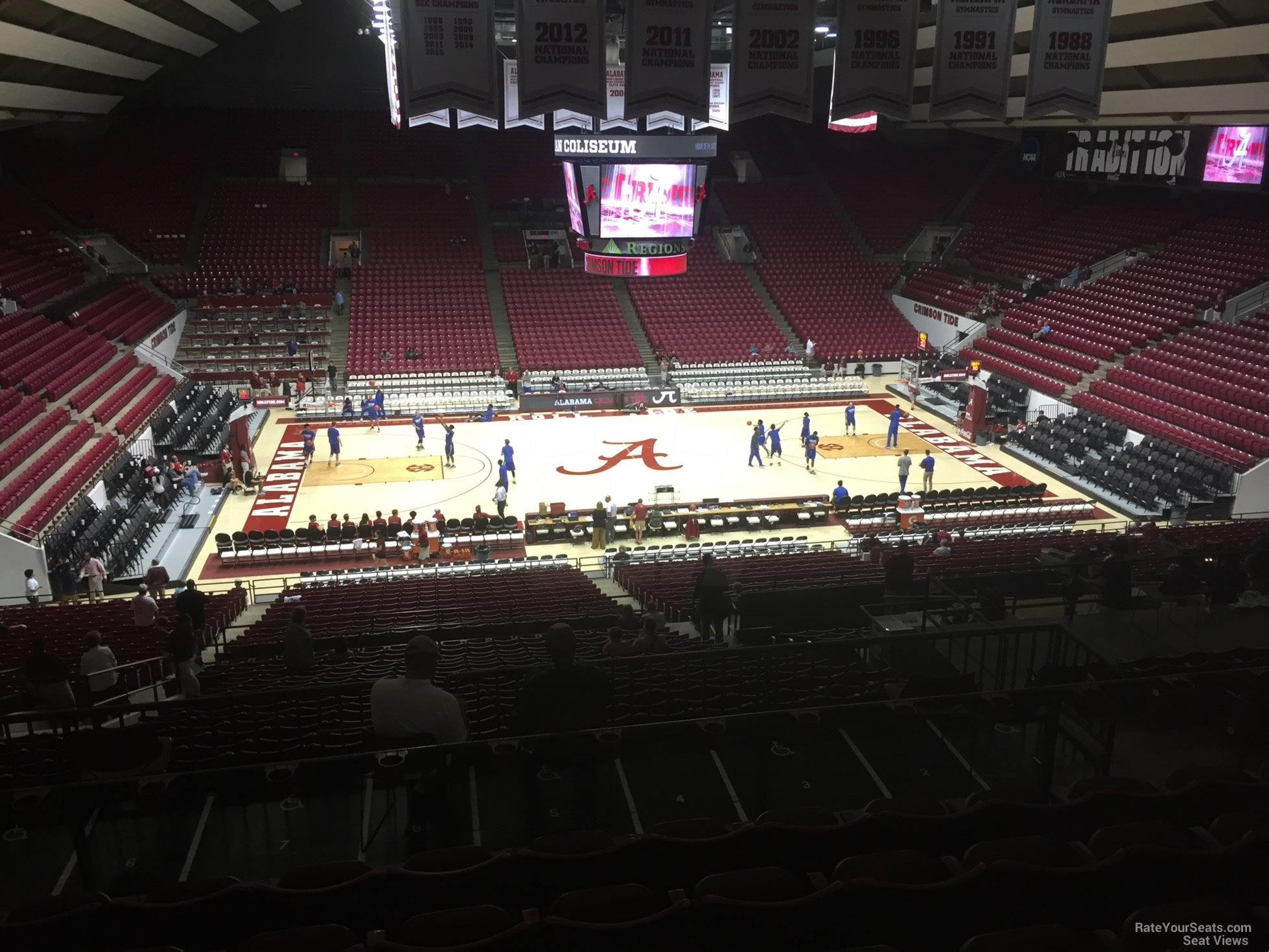 Coleman Coliseum Seating Chart Gymnastics