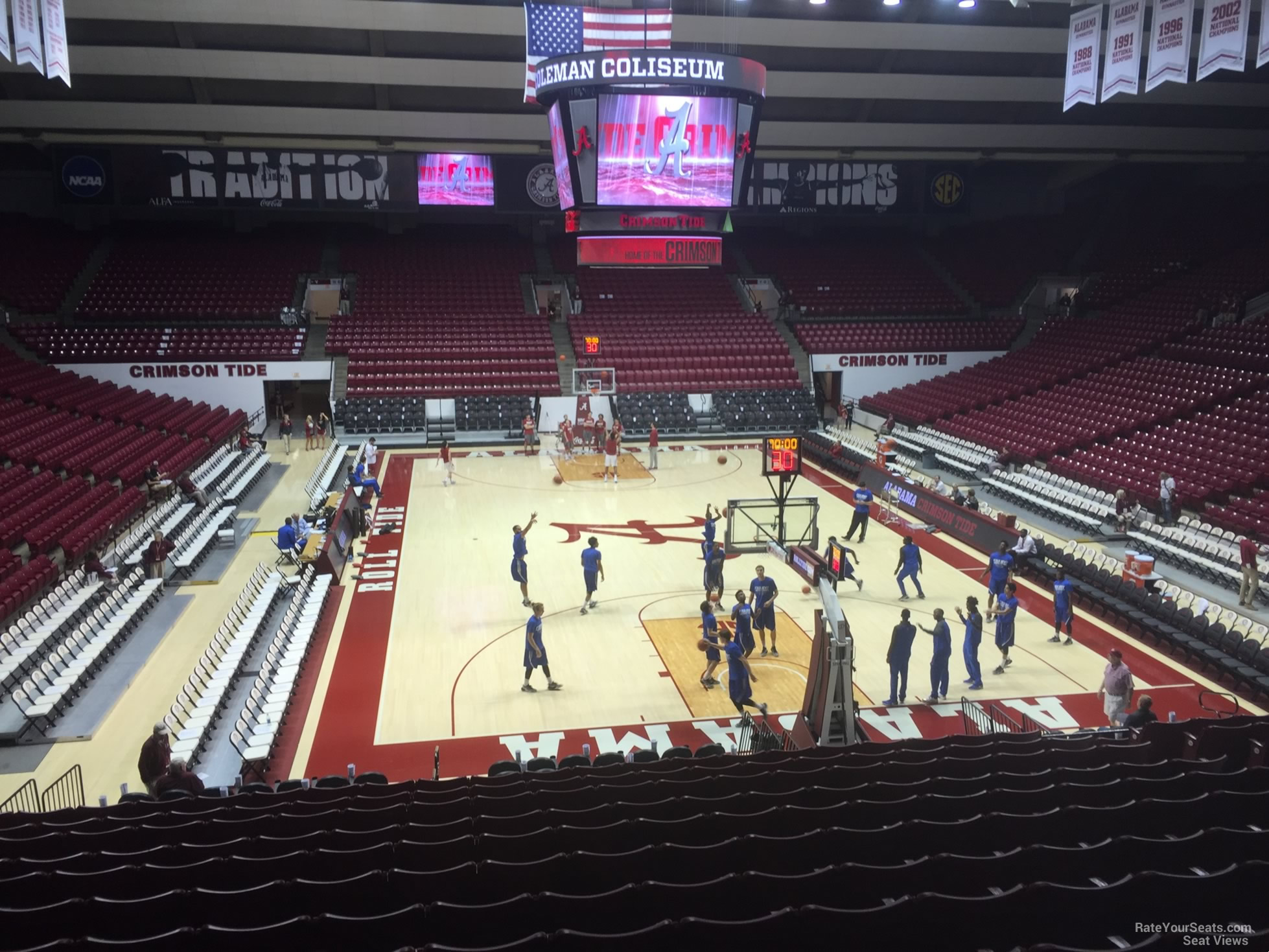 Coleman Coliseum Section K - RateYourSeats.com