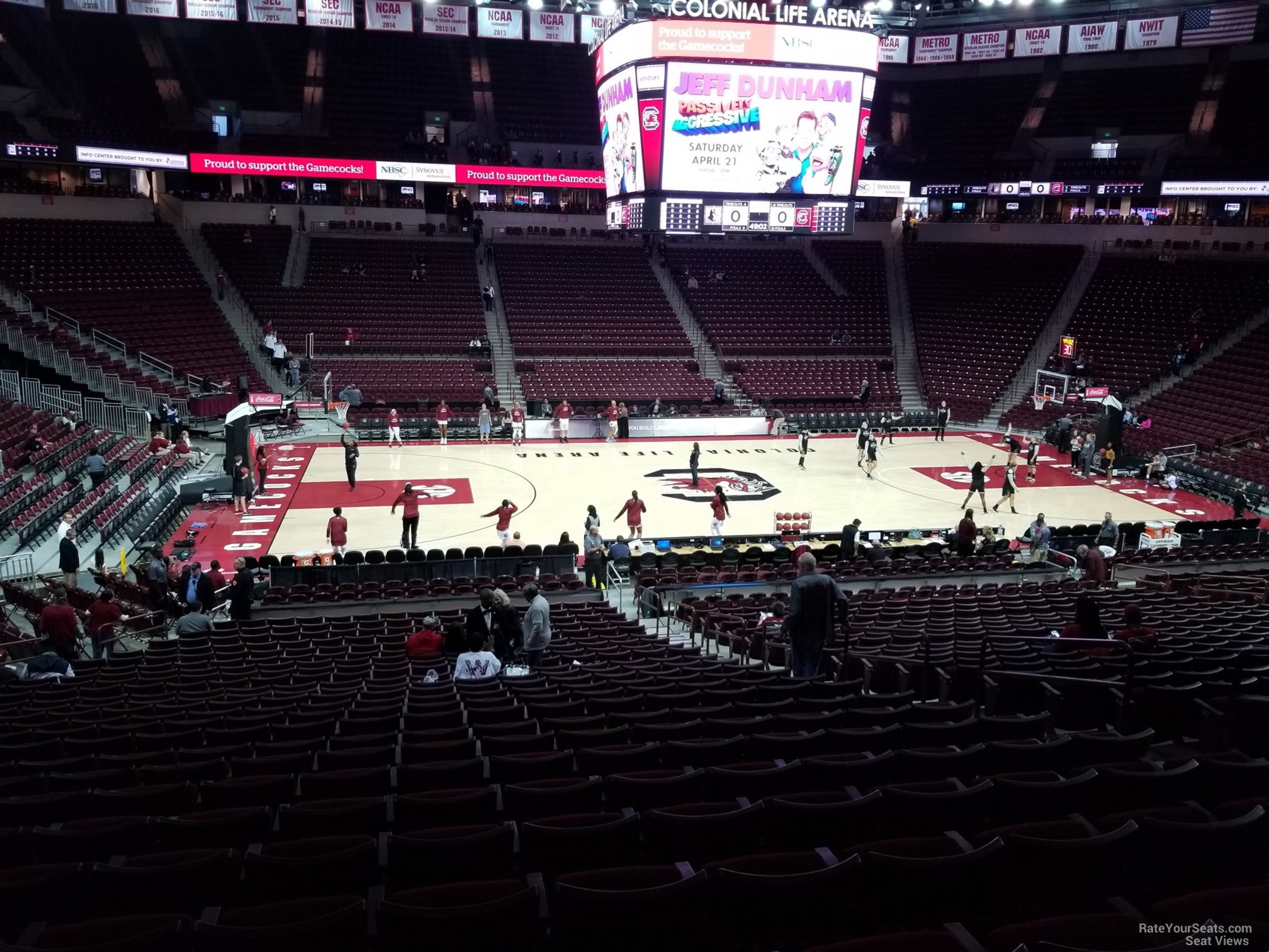 Colonial Life Arena Seating Chart Basketball