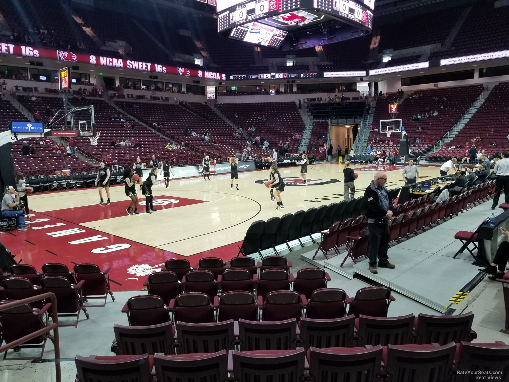 Colonial Life Arena Columbia South Carolina Seating Chart