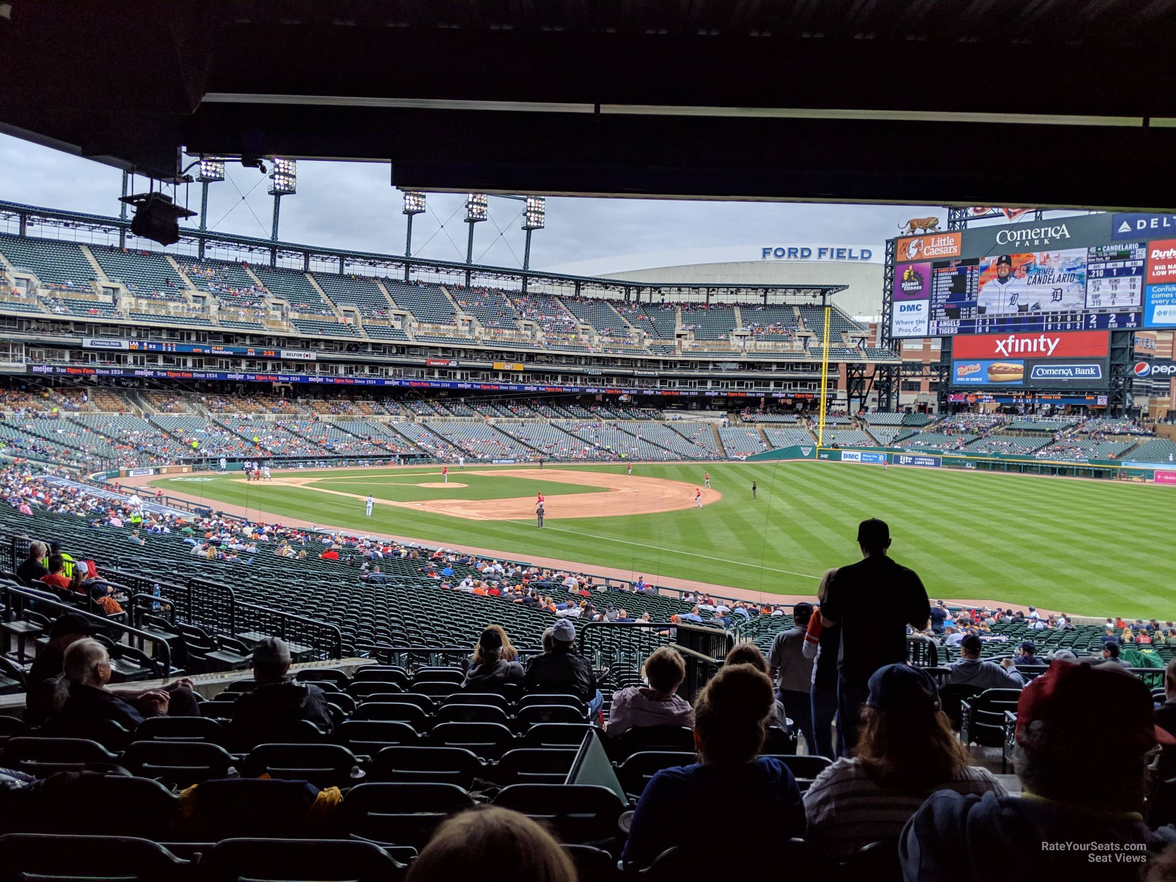 view from Section 115 