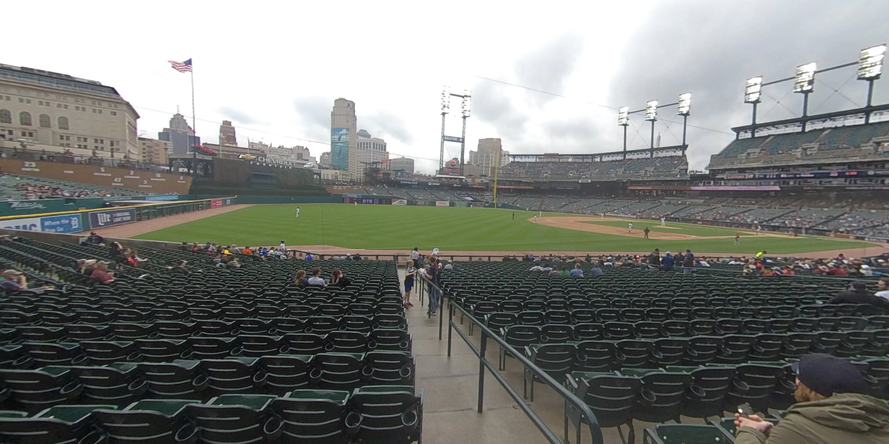 section 139 panoramic seat view  for baseball - comerica park