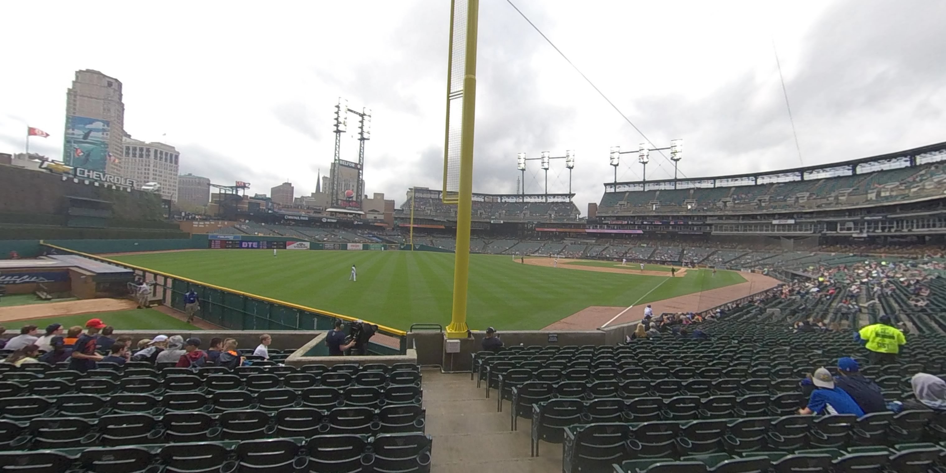 section 143 panoramic seat view  for baseball - comerica park