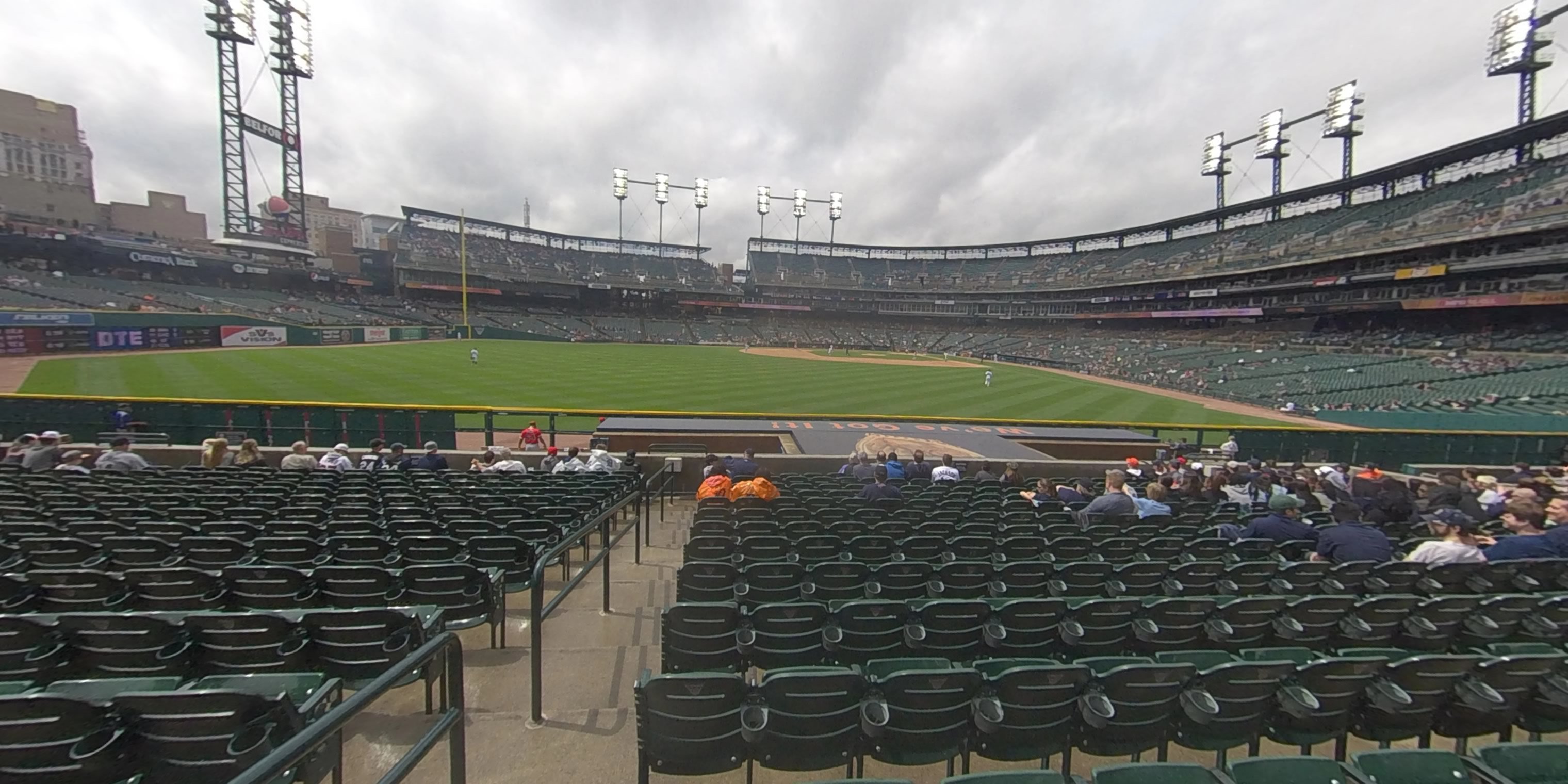 section 149 panoramic seat view  for baseball - comerica park