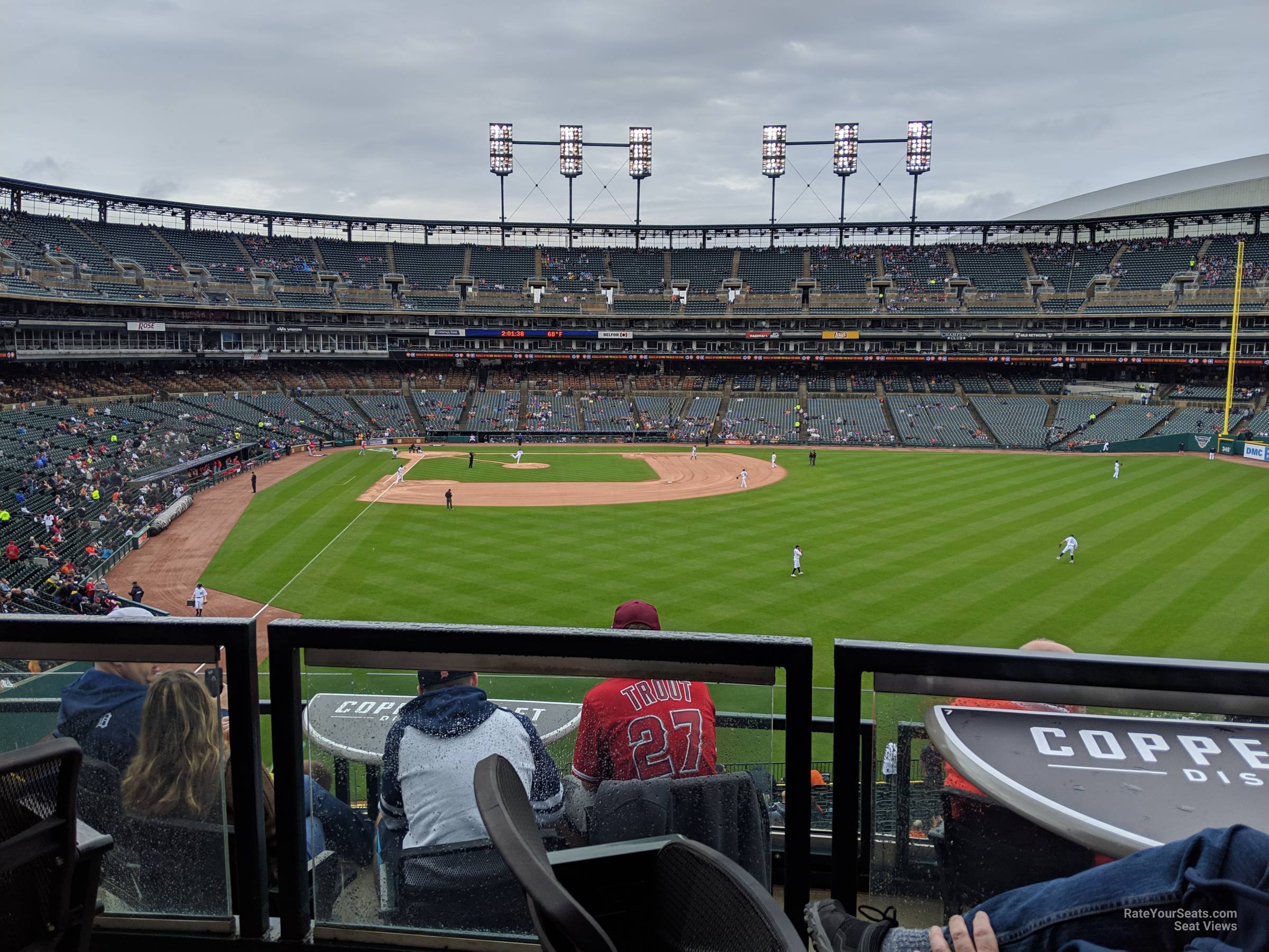 right field balcony 1 seat view  for baseball - comerica park