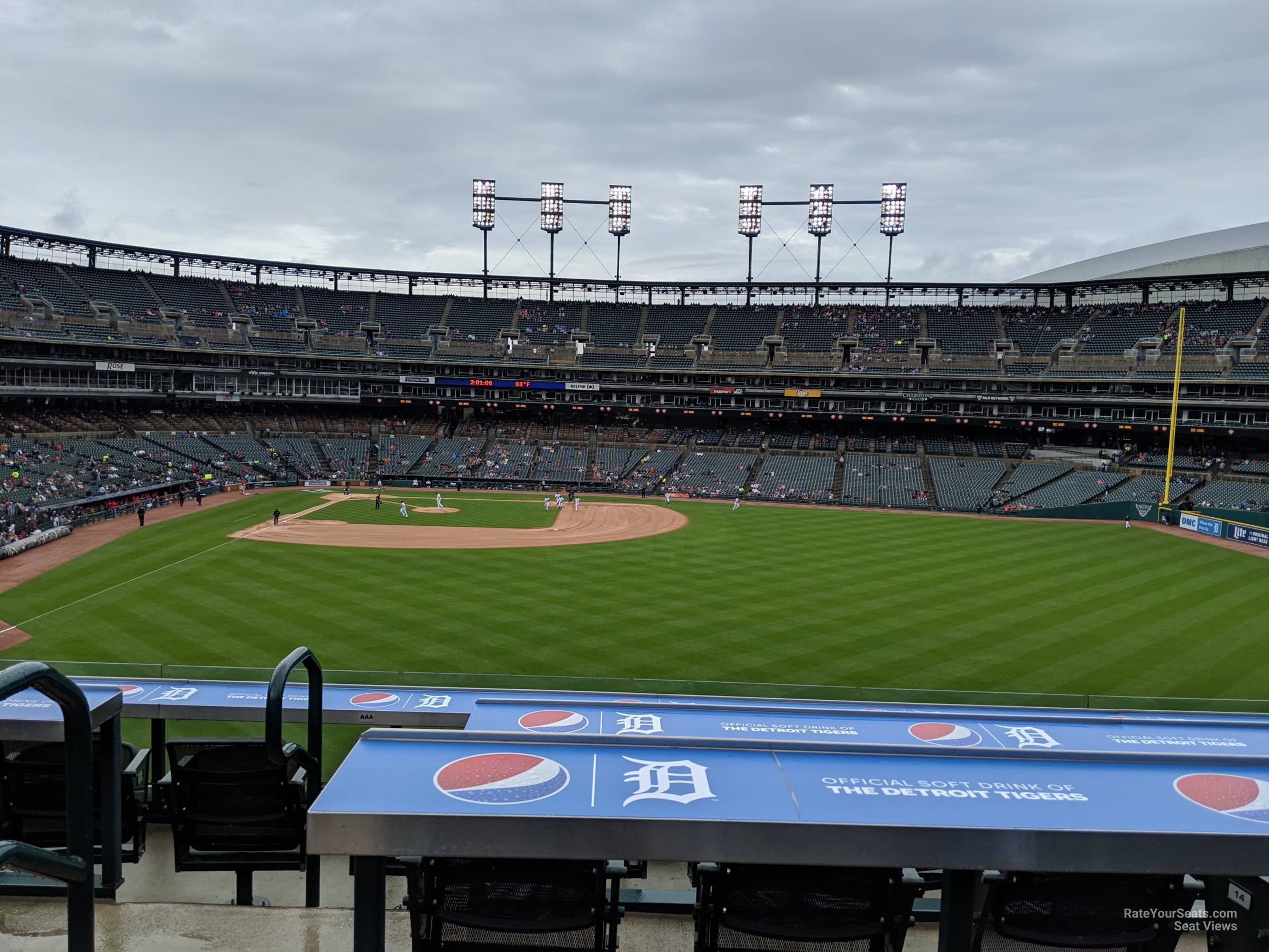 Right Field Balcony 3 at Comerica Park Detroit Tigers