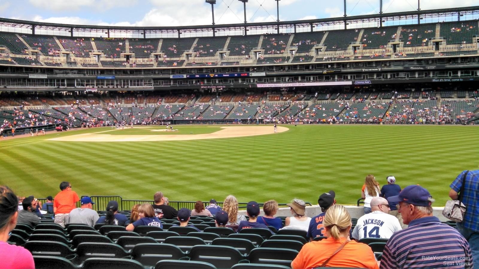 Bleachers Comerica Park Baseball Seating