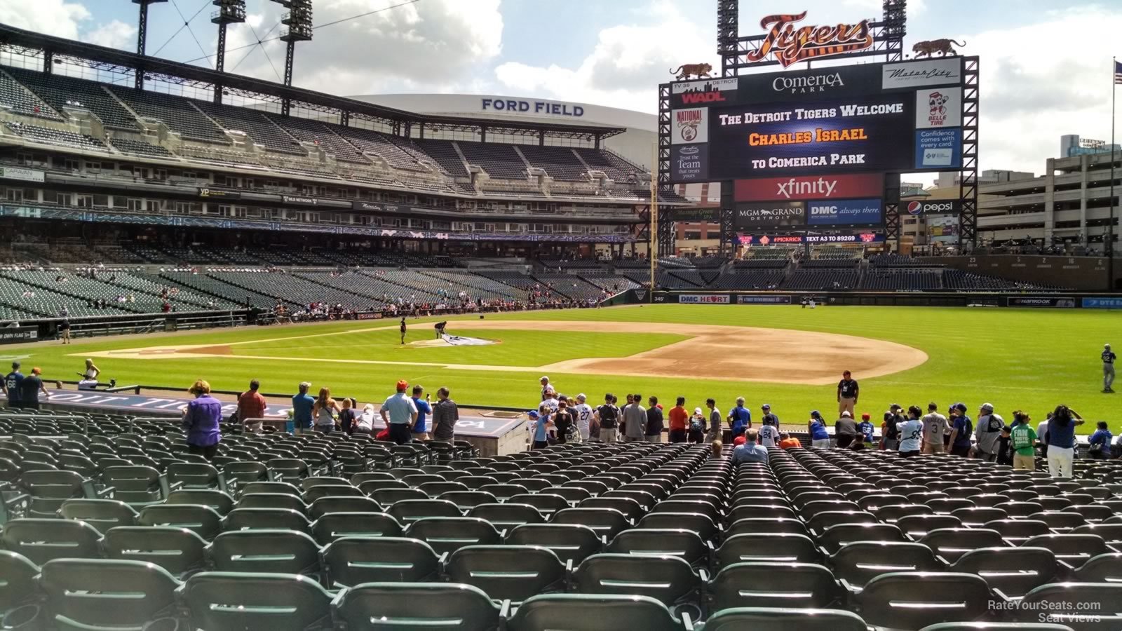 section 119, row 26 seat view  for baseball - comerica park