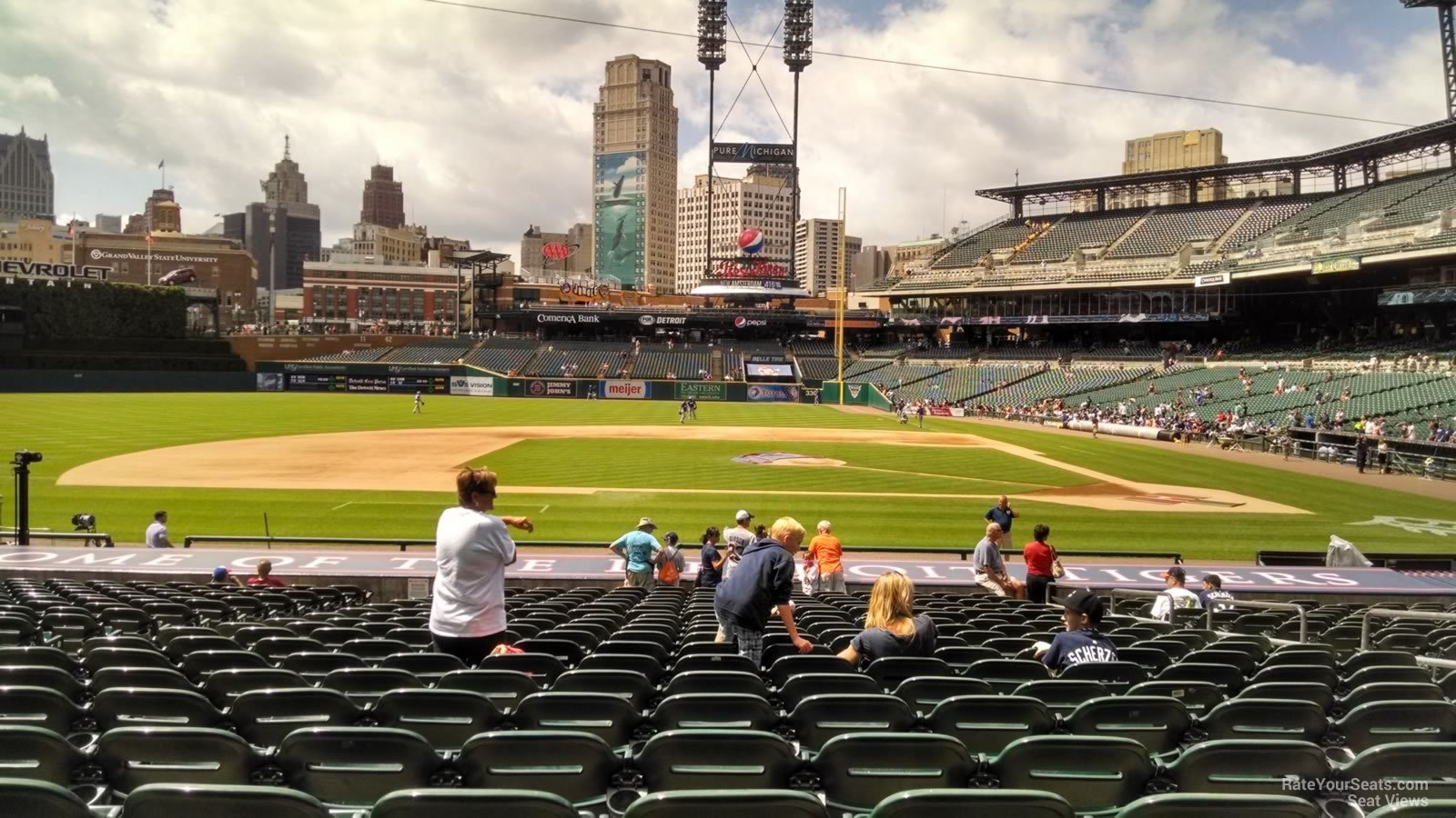 section 133, row 26 seat view  for baseball - comerica park