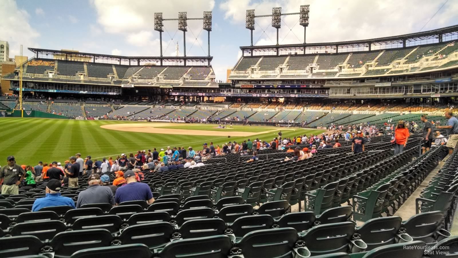 section 141, row 26 seat view  for baseball - comerica park