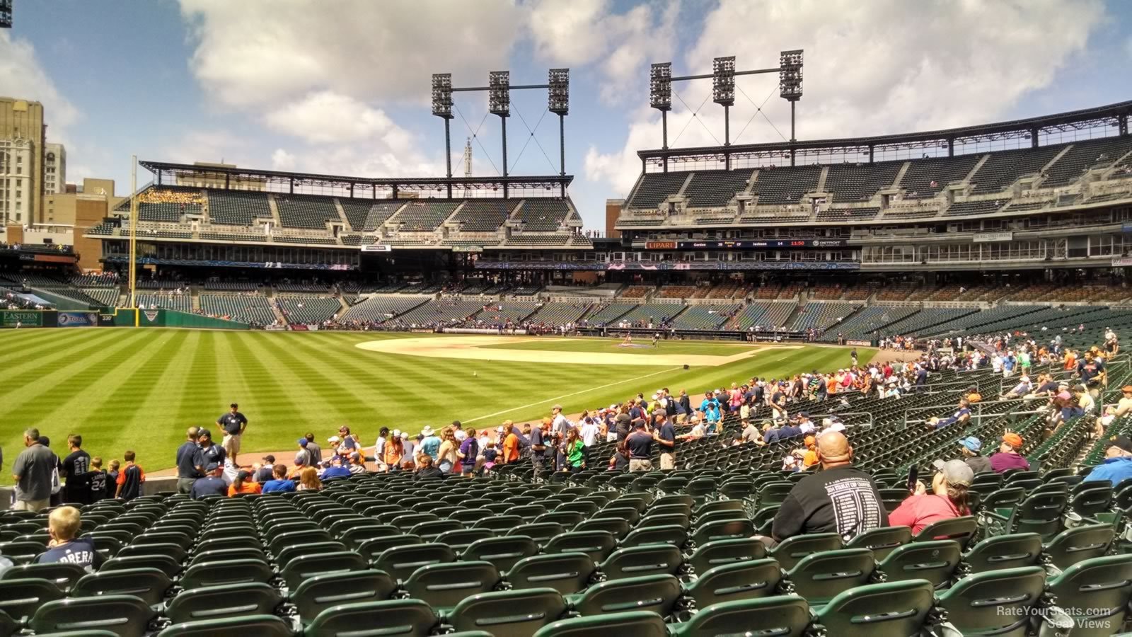 section 142, row 26 seat view  for baseball - comerica park