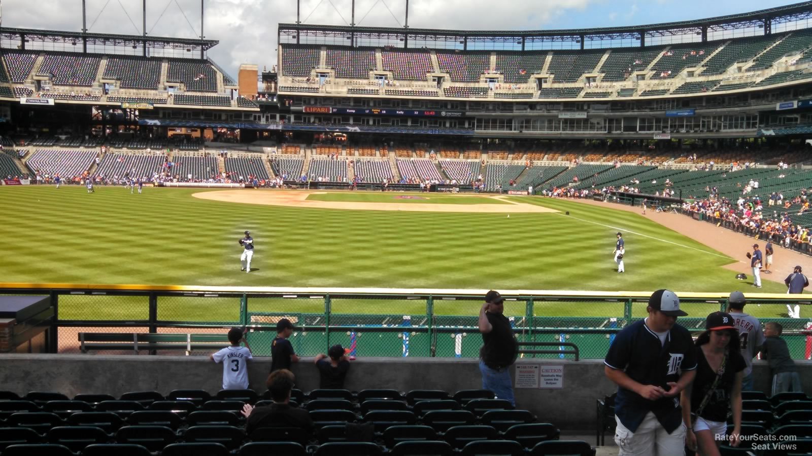 section 148, row m seat view  for baseball - comerica park