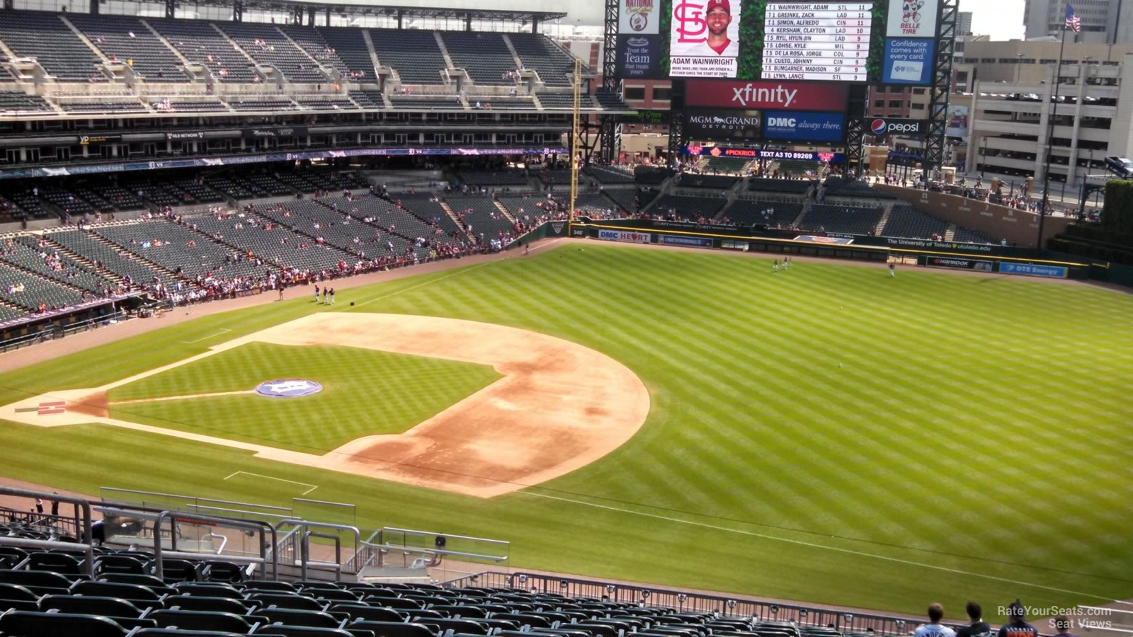 section 217, row 18 seat view  for baseball - comerica park
