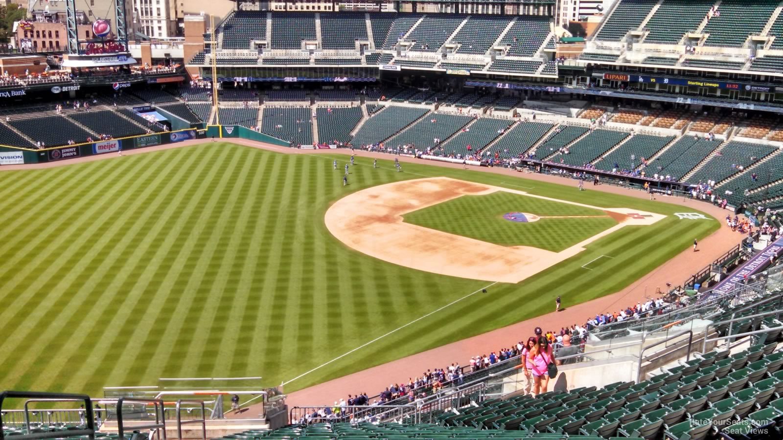 section 342, row 19 seat view  for baseball - comerica park