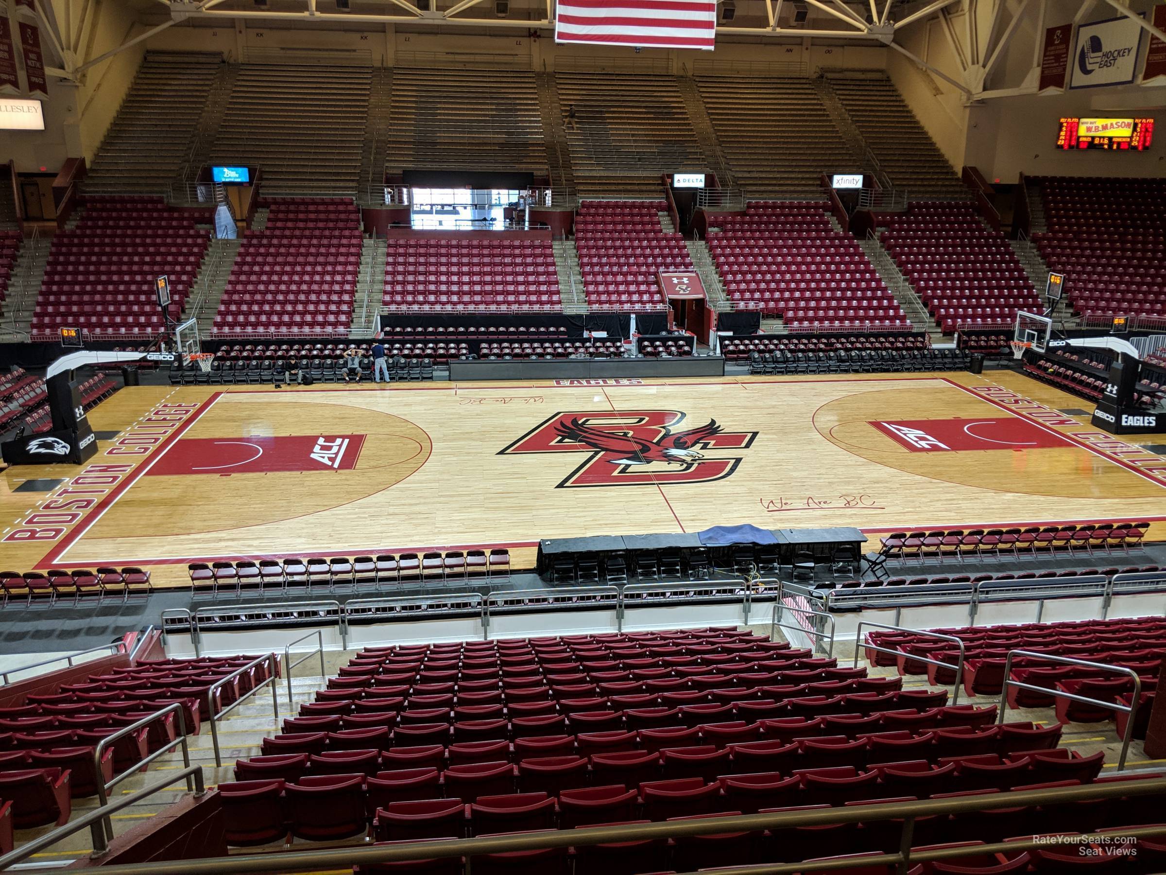 section aa, row 4 seat view  - conte forum