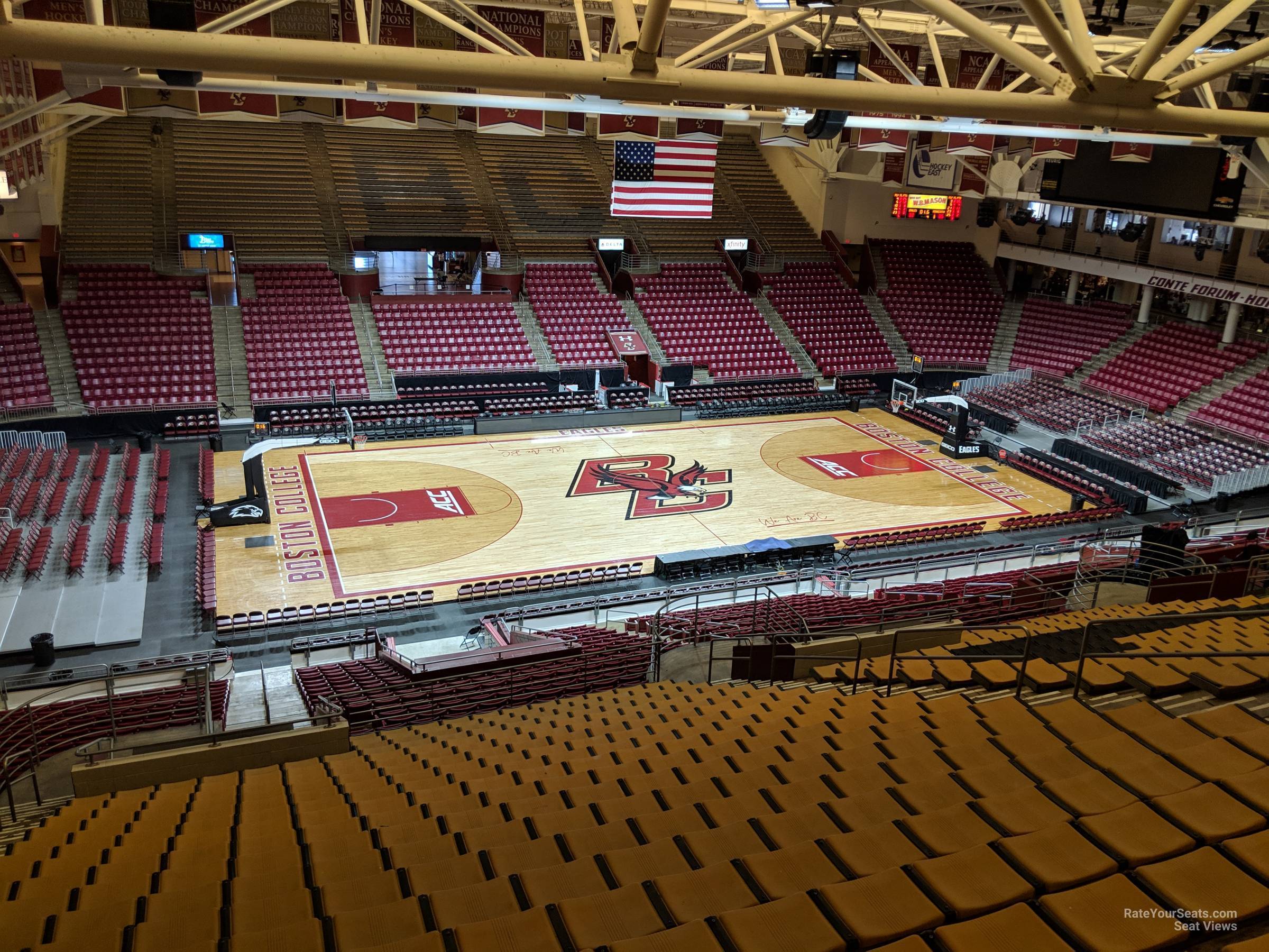 section bb, row 22 seat view  - conte forum