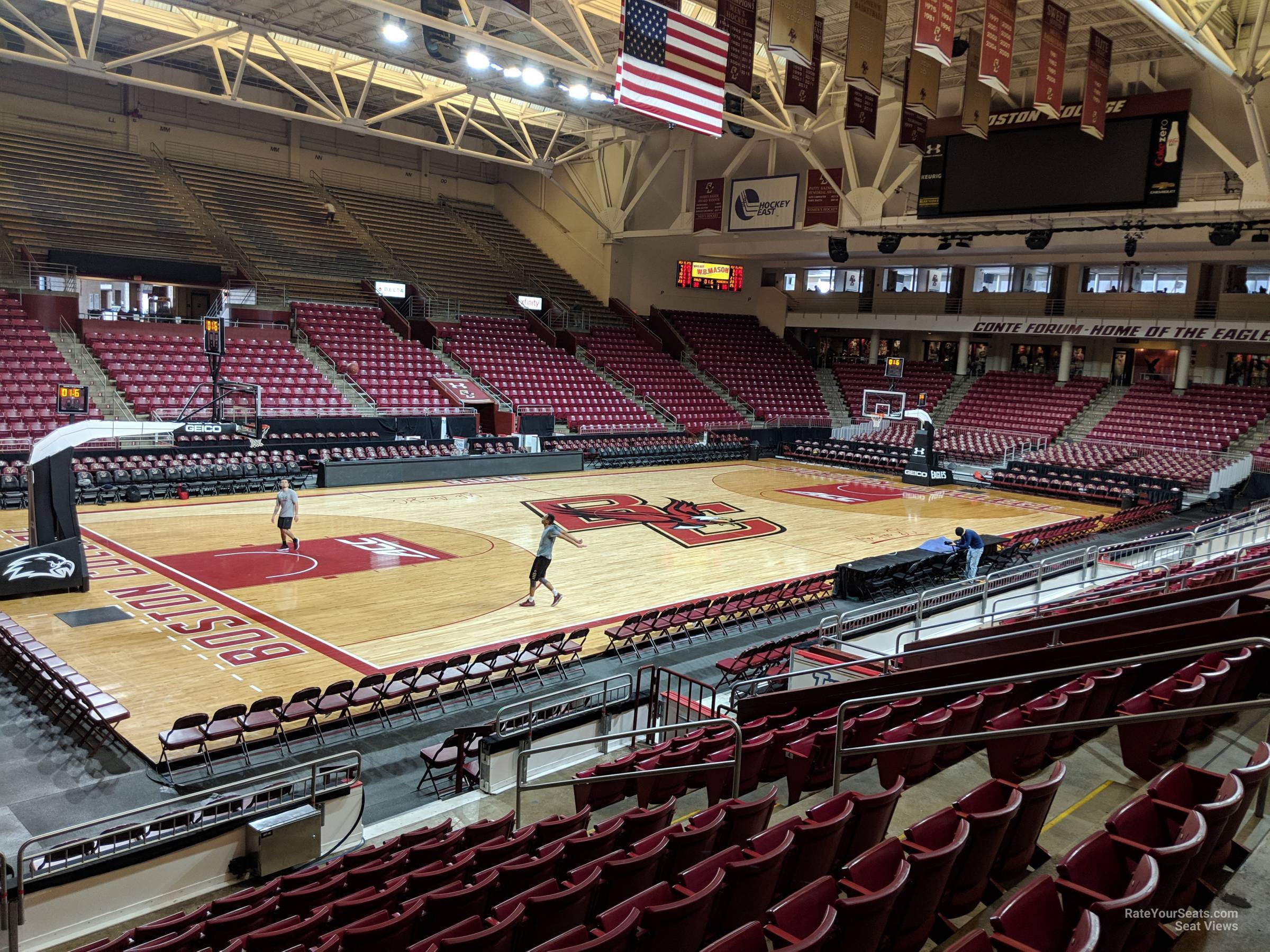 section c, row 10 seat view  - conte forum