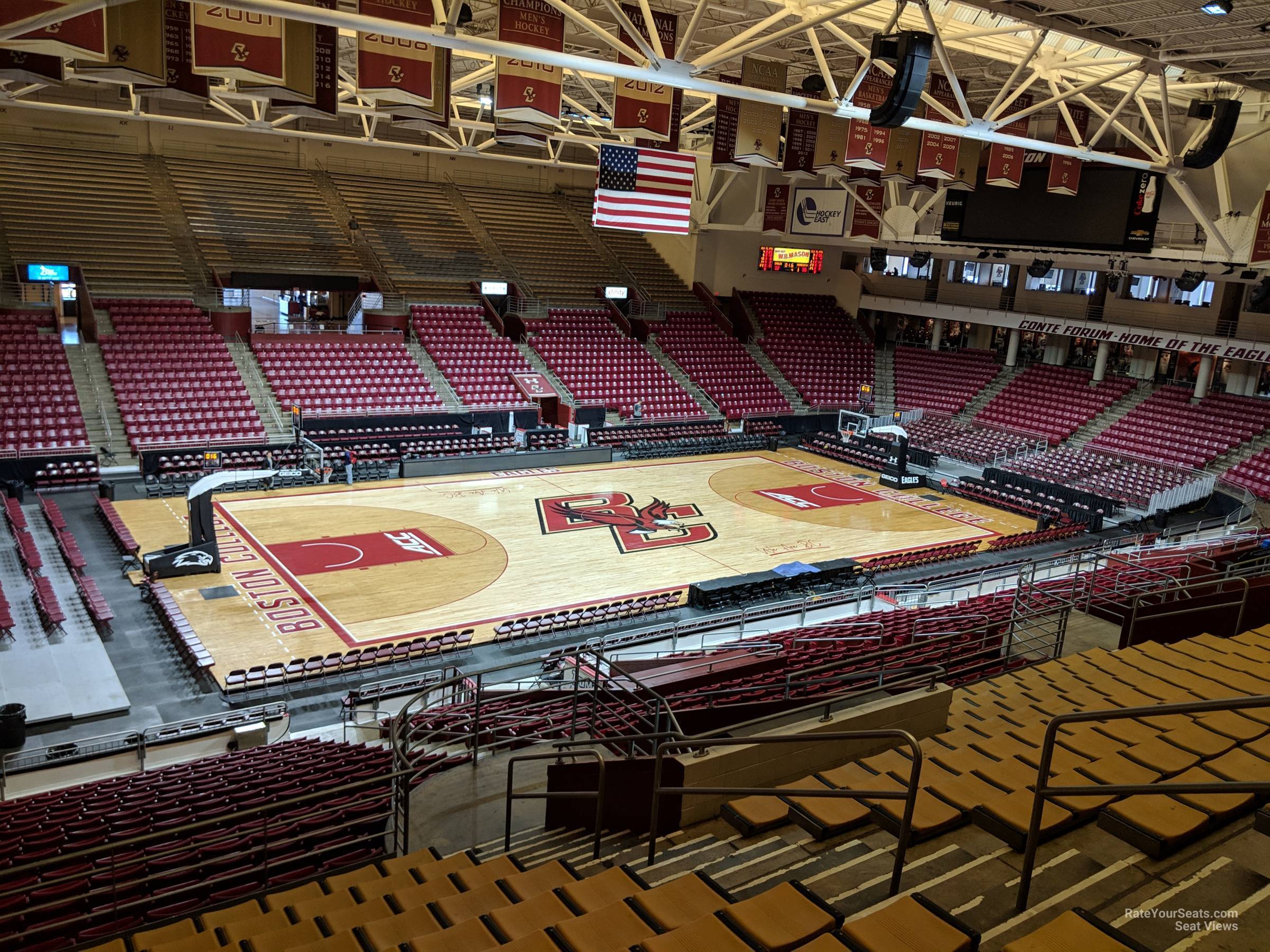 section cc, row 12 seat view  - conte forum